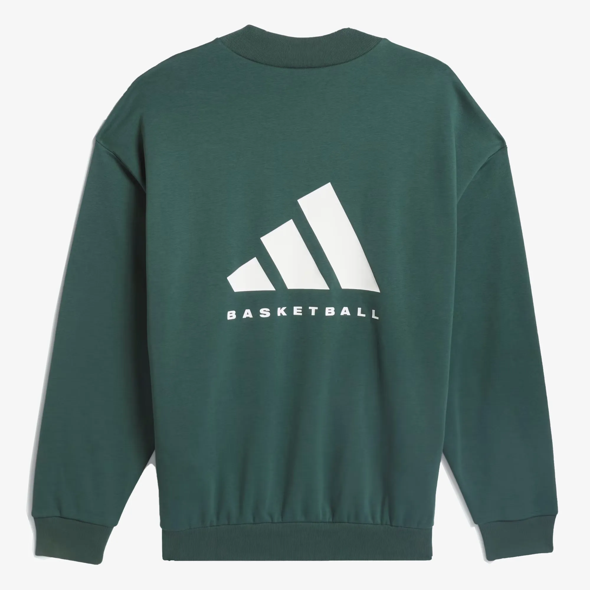 Adidas Originals | BASKETBALL CREW SWEATSHIRT  { MINERAL GREEN