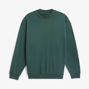 Adidas Originals | BASKETBALL CREW SWEATSHIRT  { MINERAL GREEN