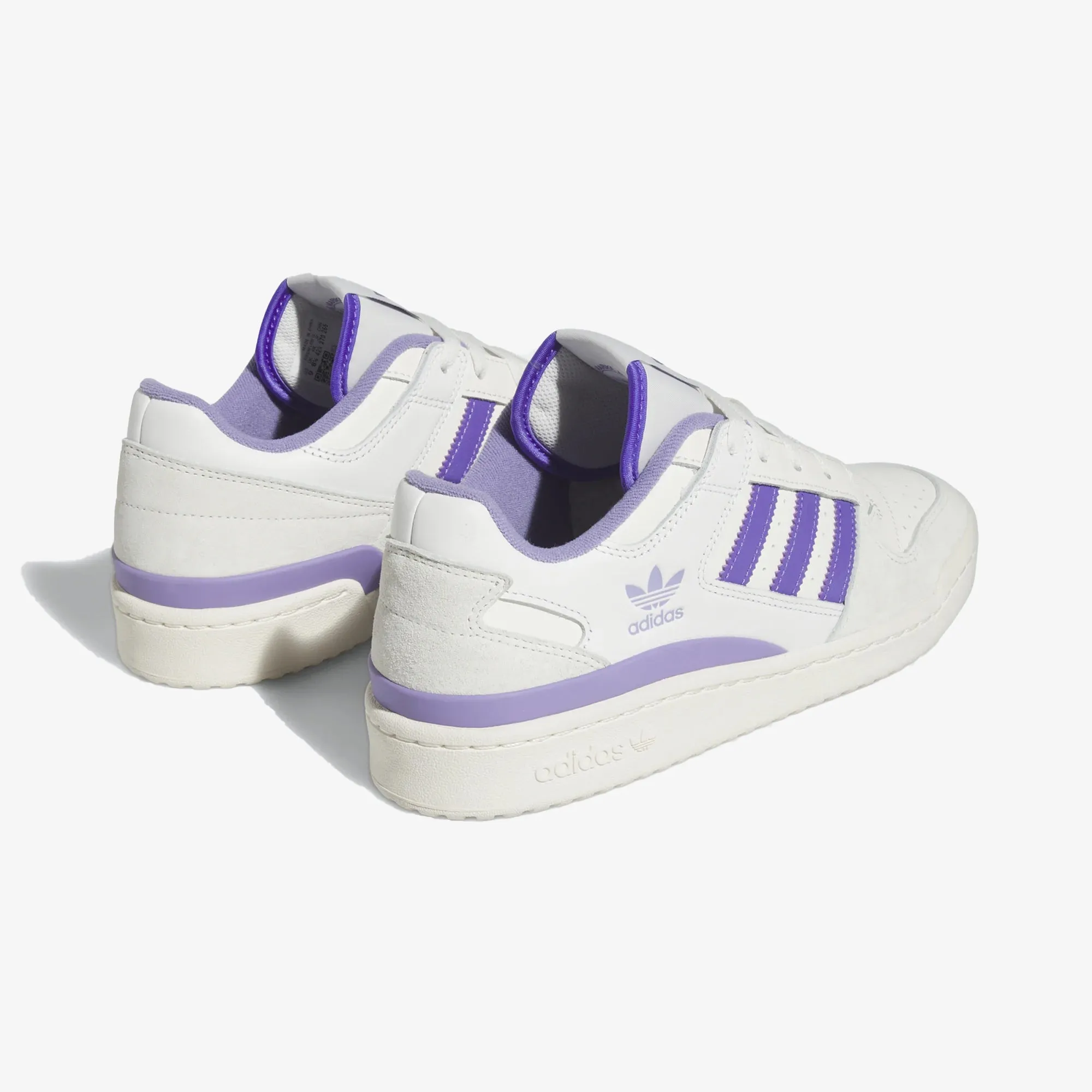 Adidas Originals | FORUM LOW CL  { CORE WHITE/PURPLE RUSH