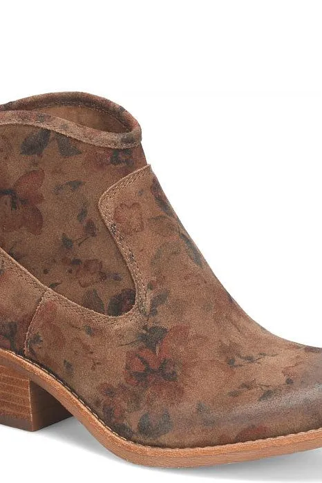 Aisley Ankle Boot - Brown Floral