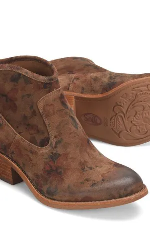 Aisley Ankle Boot - Brown Floral