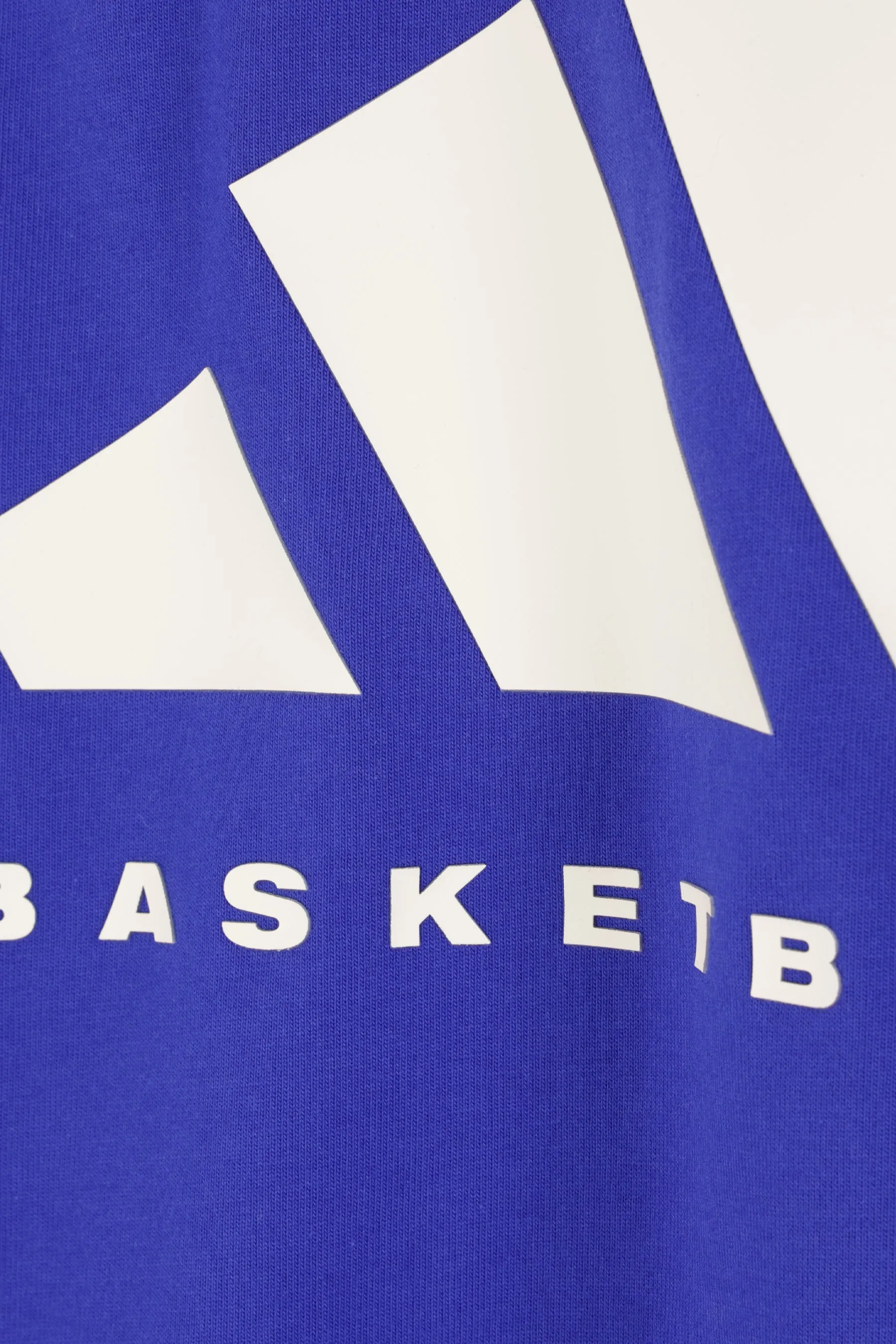 Basketball logo printed cotton long-sleeved t-shirt