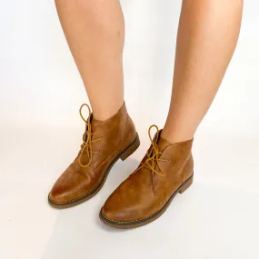 Butterfly Essex tan ankle boot