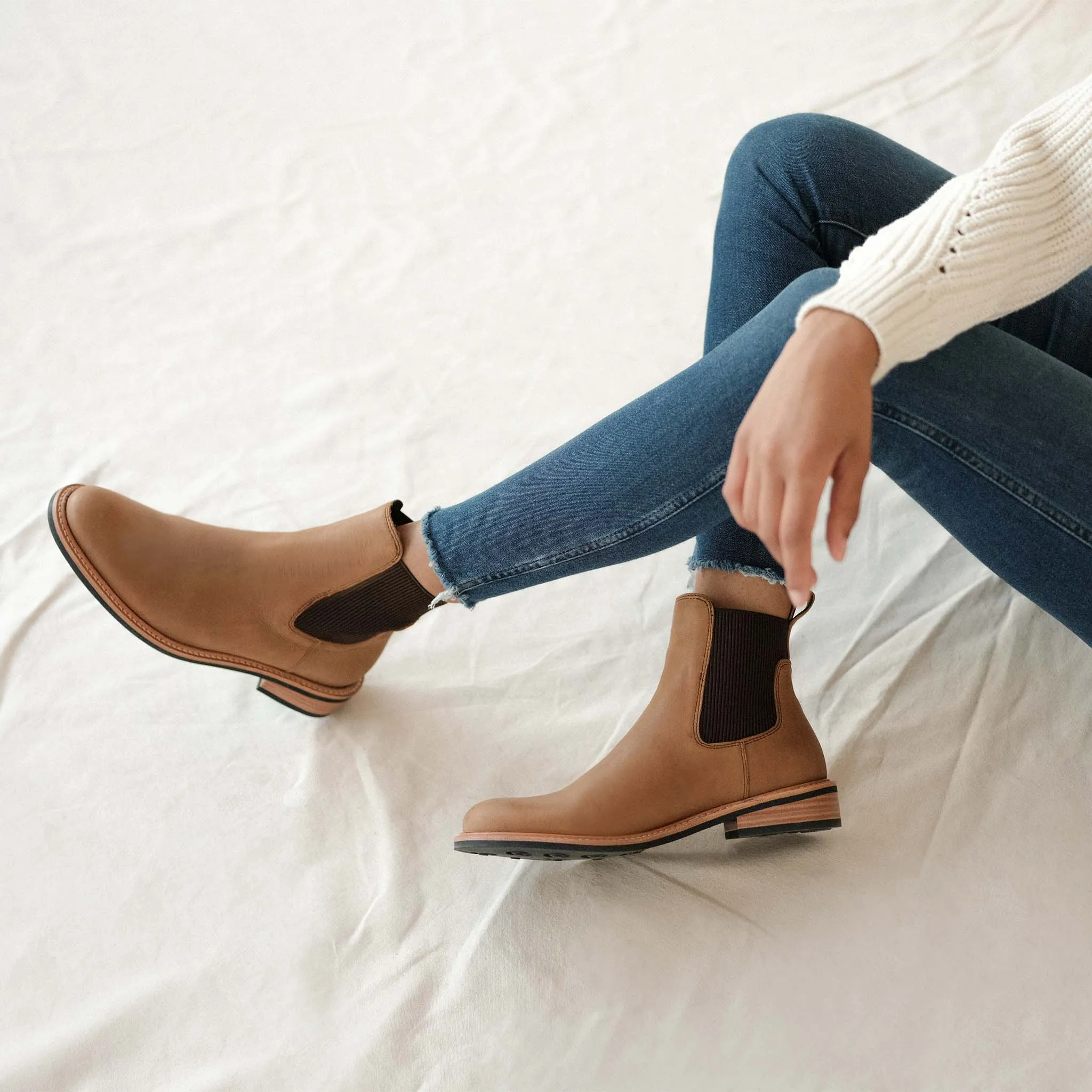 Carmen Chelsea Boot Almond