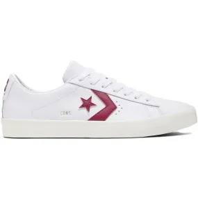 Converse CONS Pro Leather Vulc Pro OX White/Deep Bordeaux/Egret