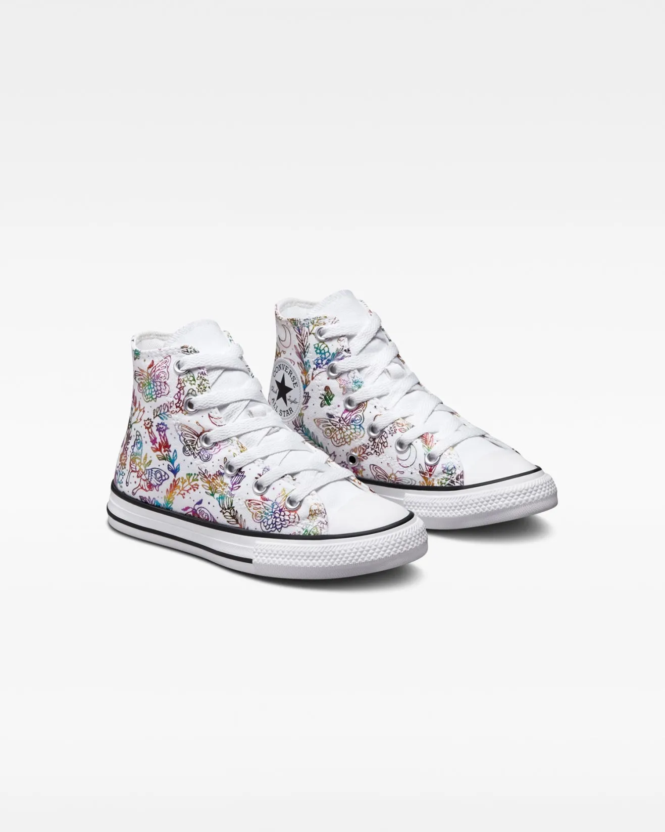 Converse Kids Chuck Taylor All Star Butterfly Shine Junior High Top