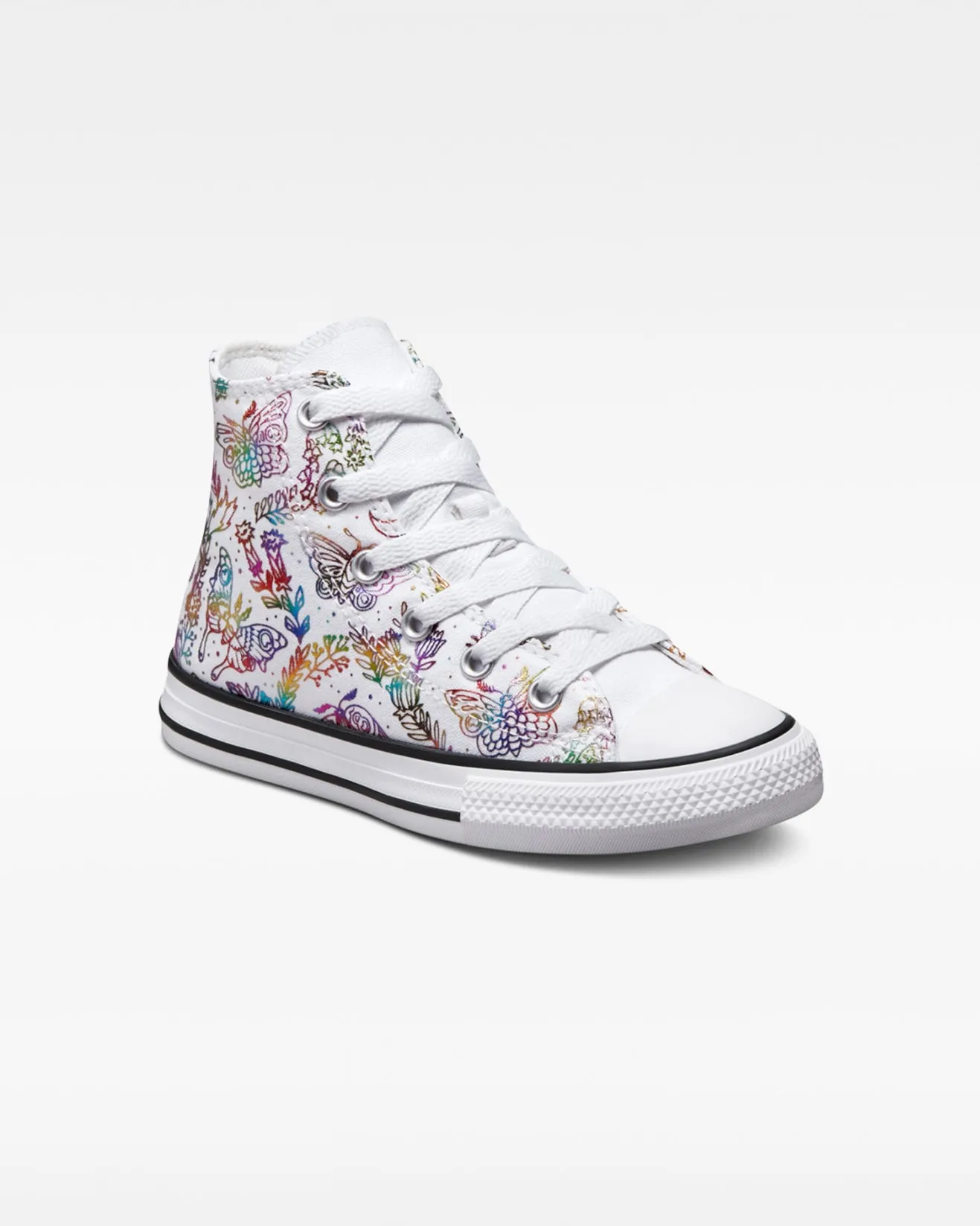 Converse Kids Chuck Taylor All Star Butterfly Shine Junior High Top