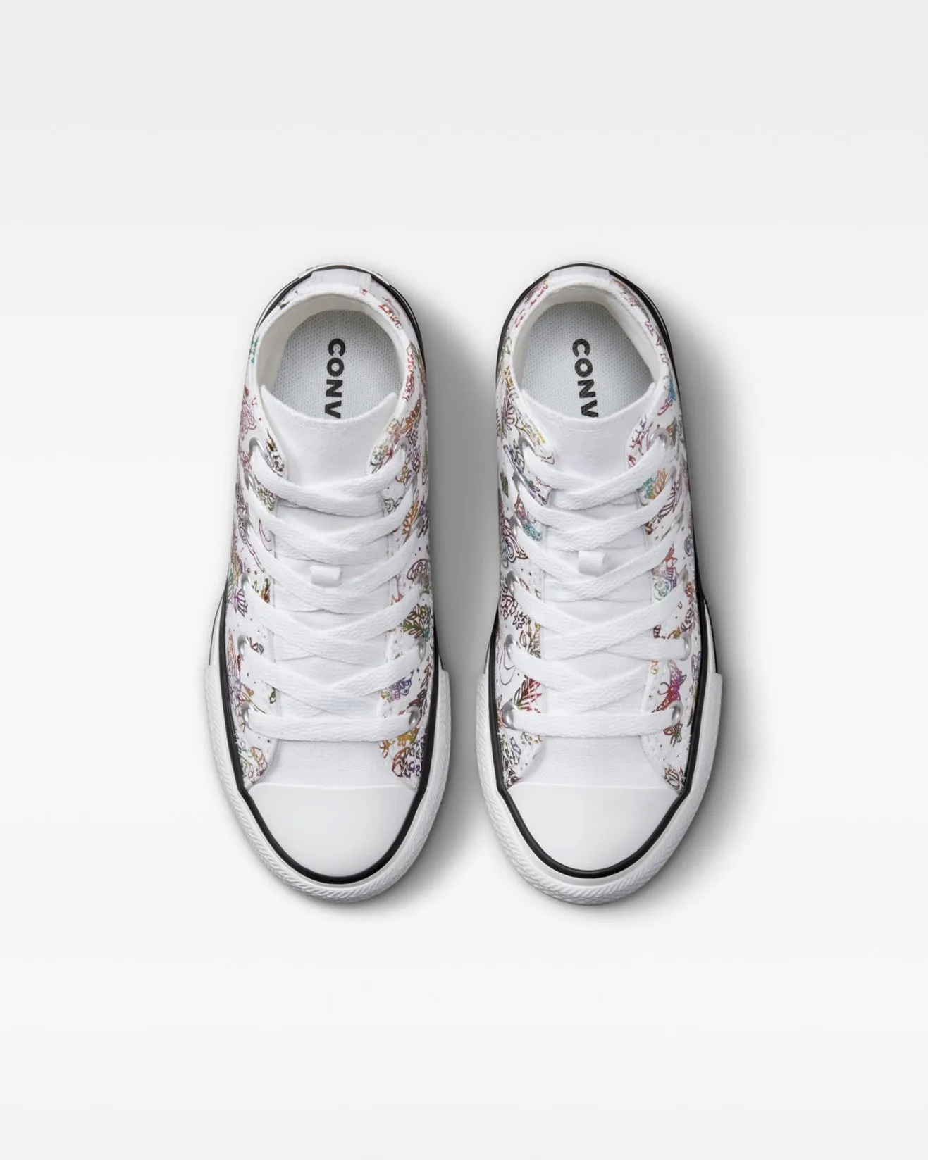 Converse Kids Chuck Taylor All Star Butterfly Shine Junior High Top