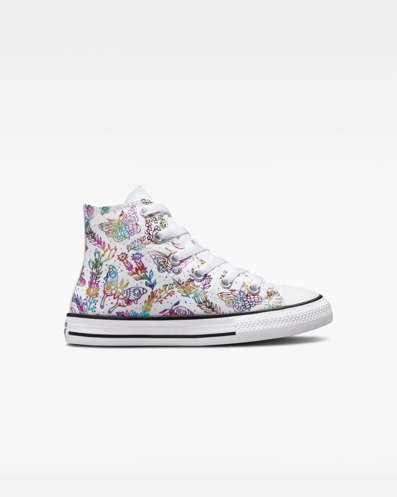 Converse Kids Chuck Taylor All Star Butterfly Shine Junior High Top