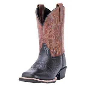 Dan Post Boys' Little River Square Toe Cowboy Boots