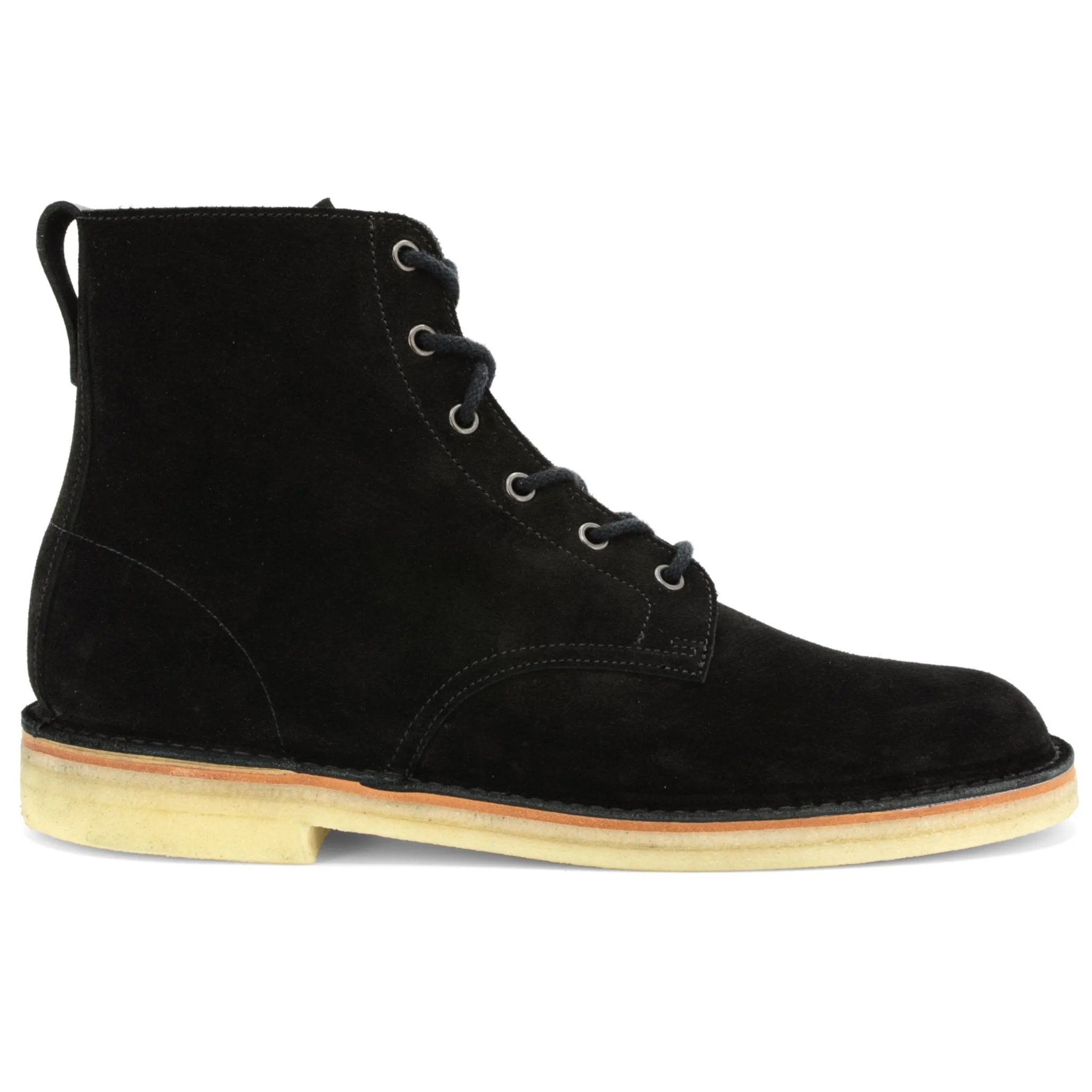 Desert Hi-Top Black Suede