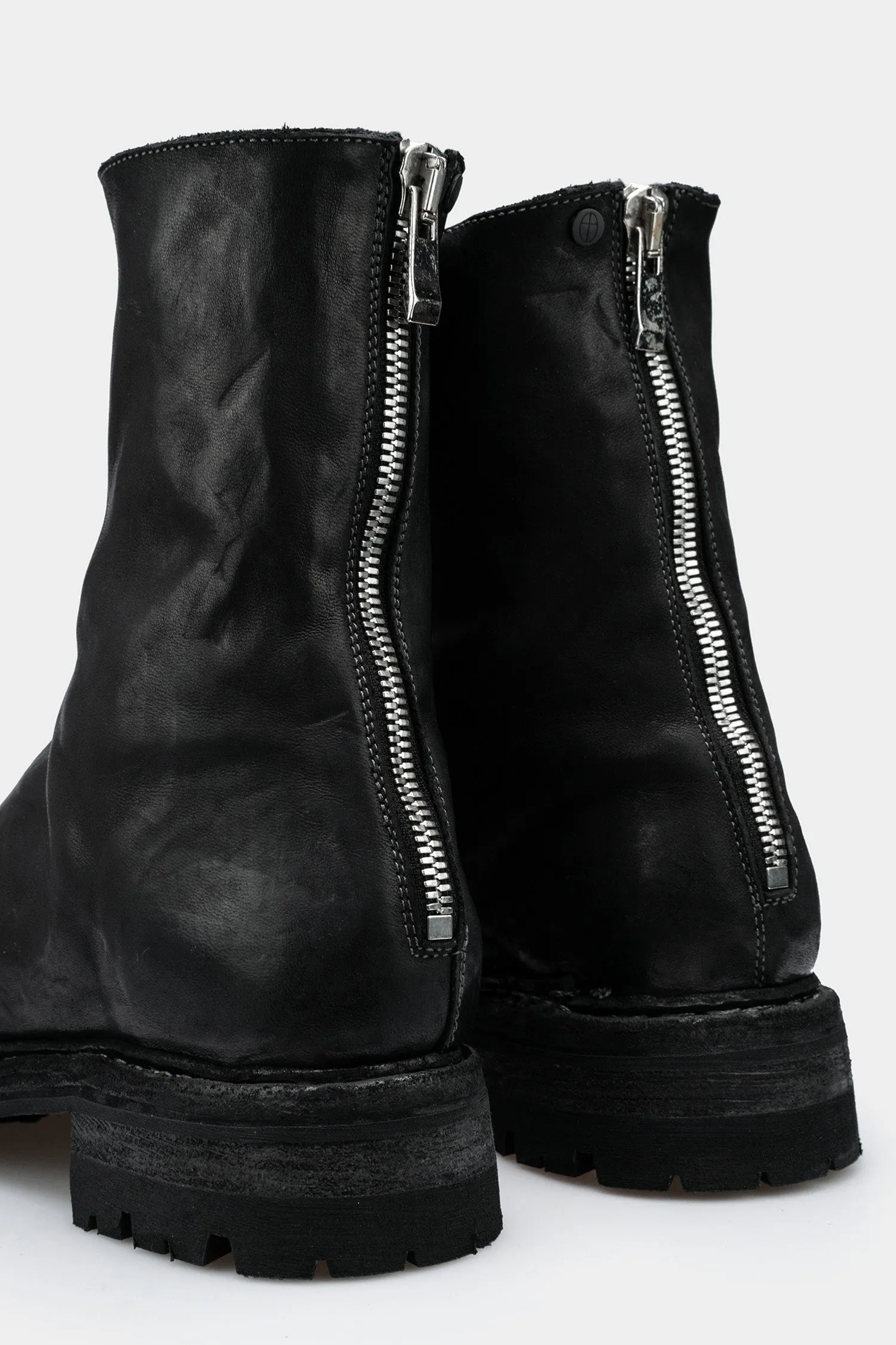 Double zip boots