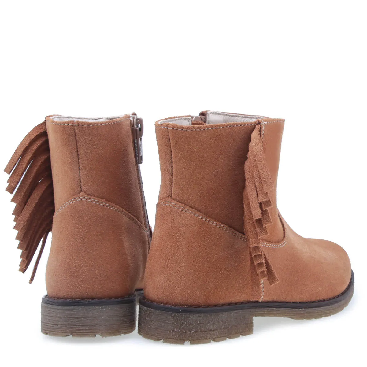 (E2728) Emel boots fringes