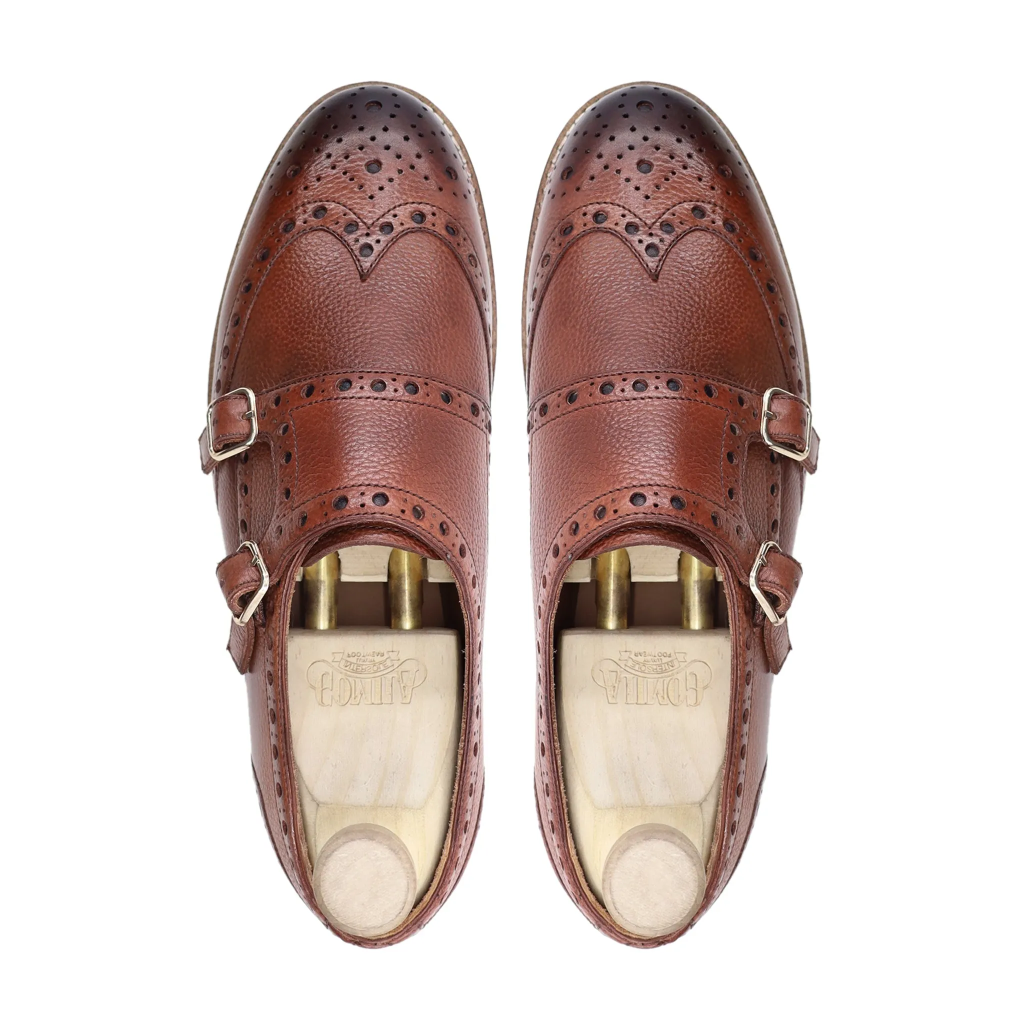 Fabio - Brown Pebble Grain Loafer