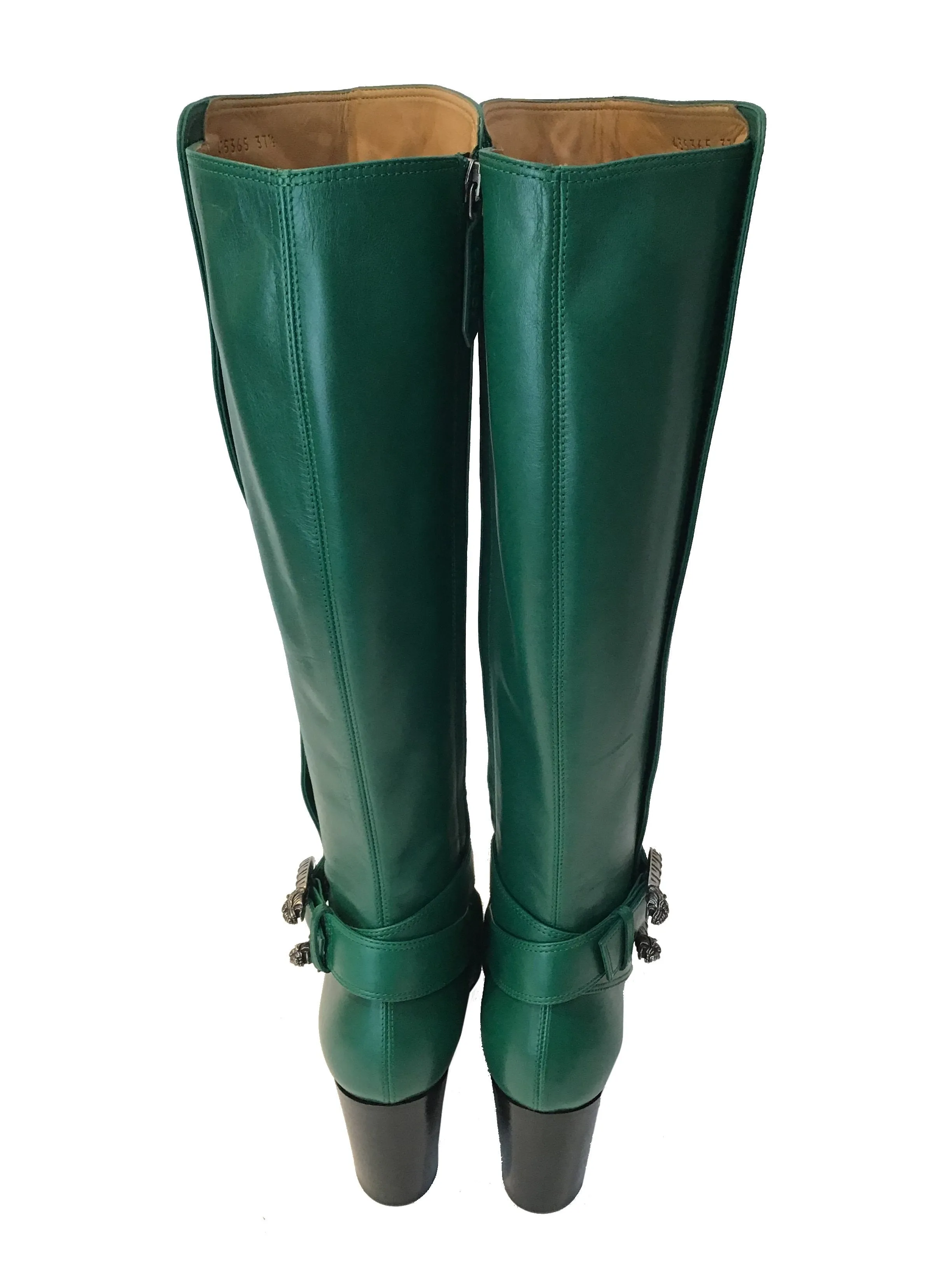 Gucci Dionysus Embroidered Knee Boots Size 7.5