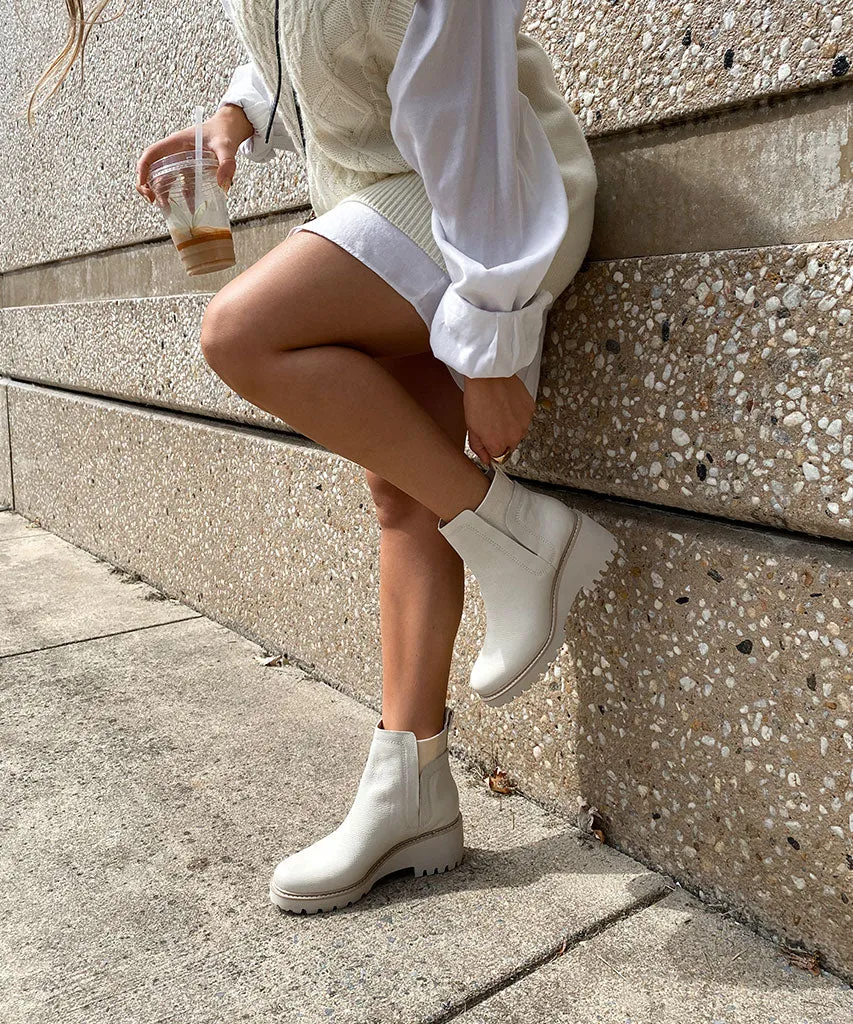 HUEY H2O BOOTS OFF WHITE LEATHER