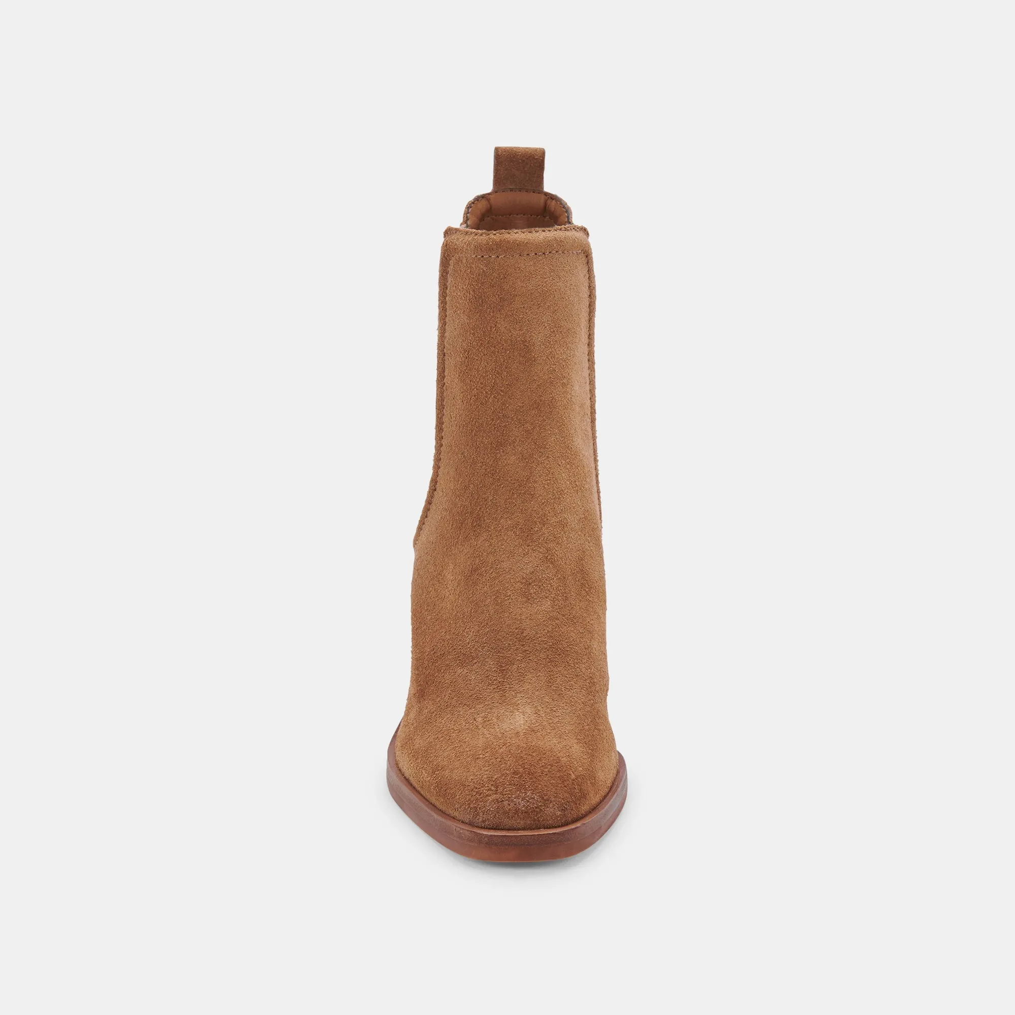 ILIANA BOOTIES DK BROWN SUEDE - re:vita