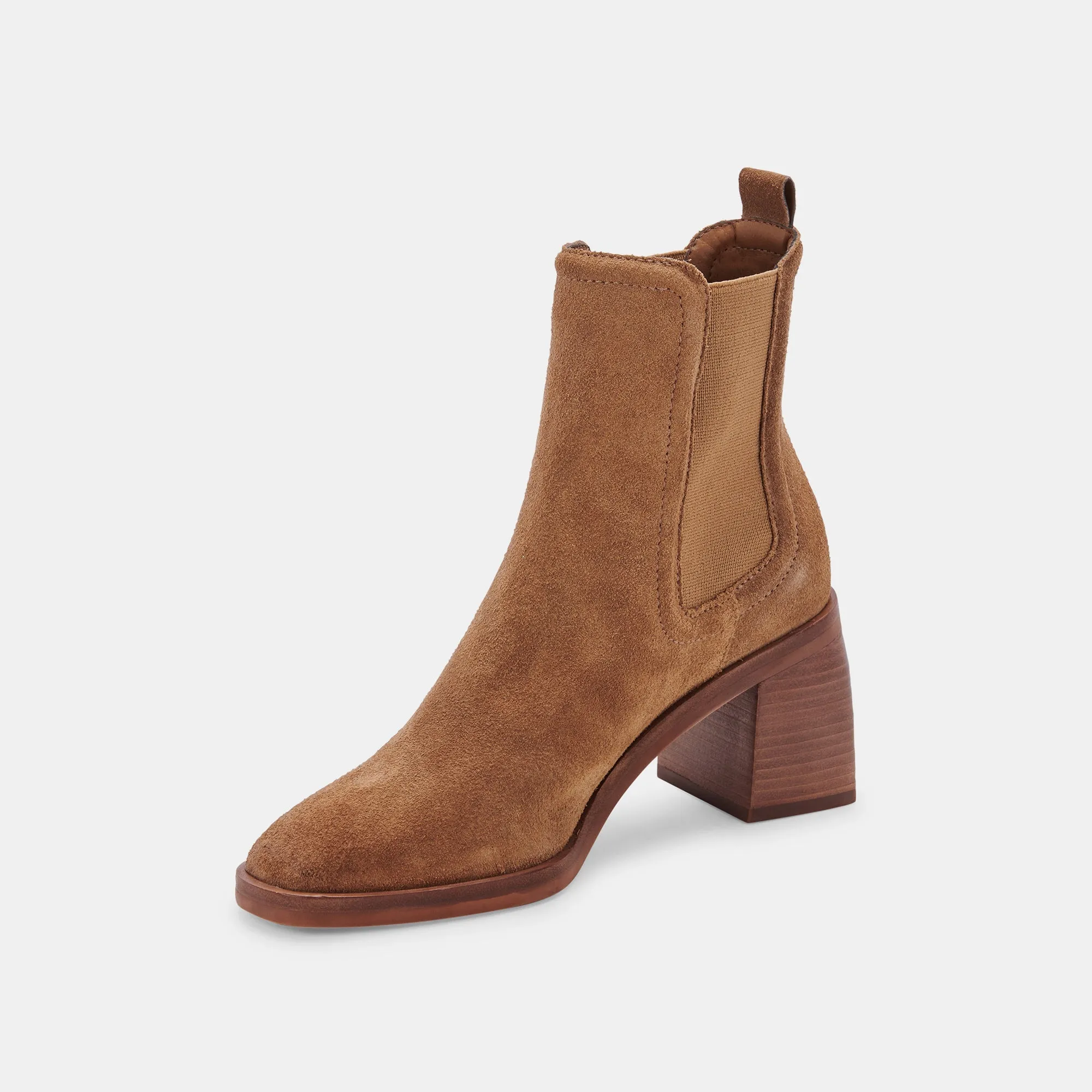 ILIANA BOOTIES DK BROWN SUEDE - re:vita