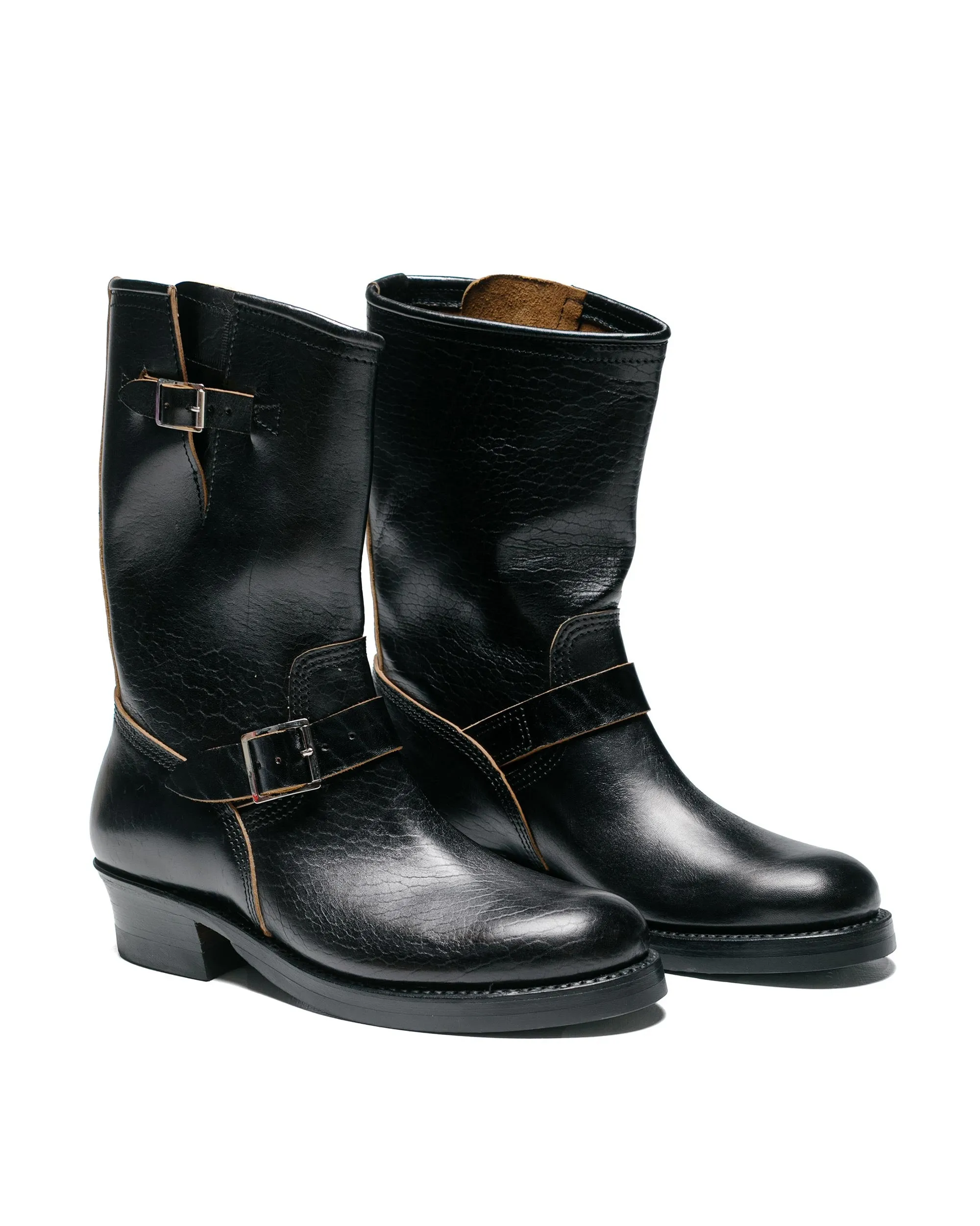 John Lofgren Bootmaker Wabash Engineer Boots Shinki Hikaku Horsebutt Black