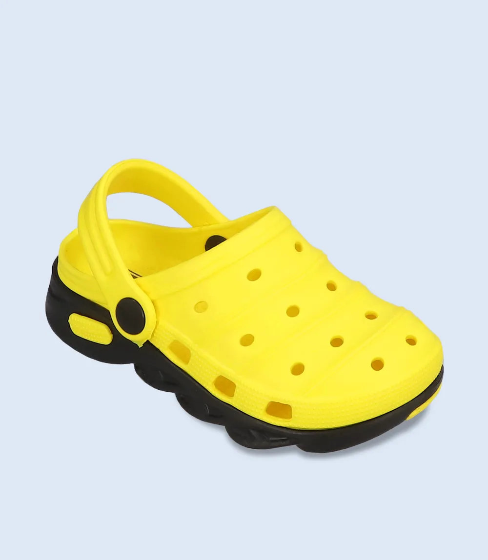 KG0039-YELLOW-Girls Casual Crocs