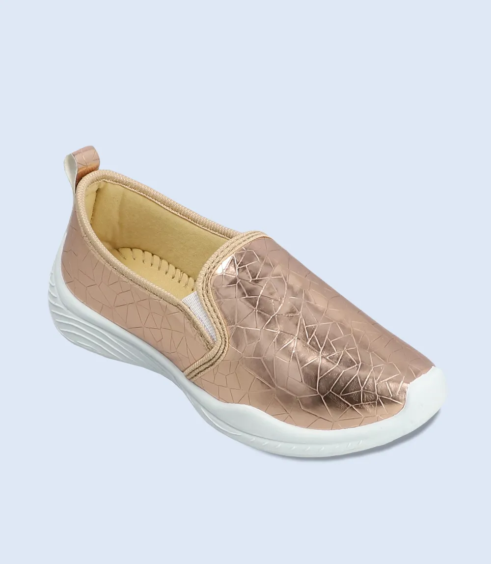 KG0065-CHAMPAGNE-Girls Casual Sneakers