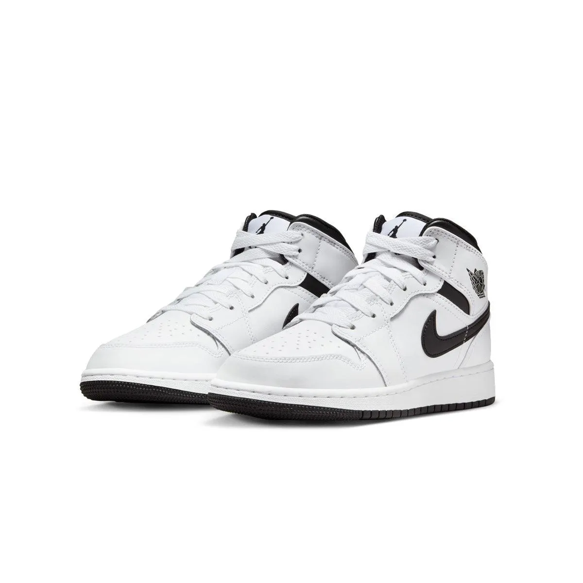 Kids Air Jordan 1 Mid 'White'