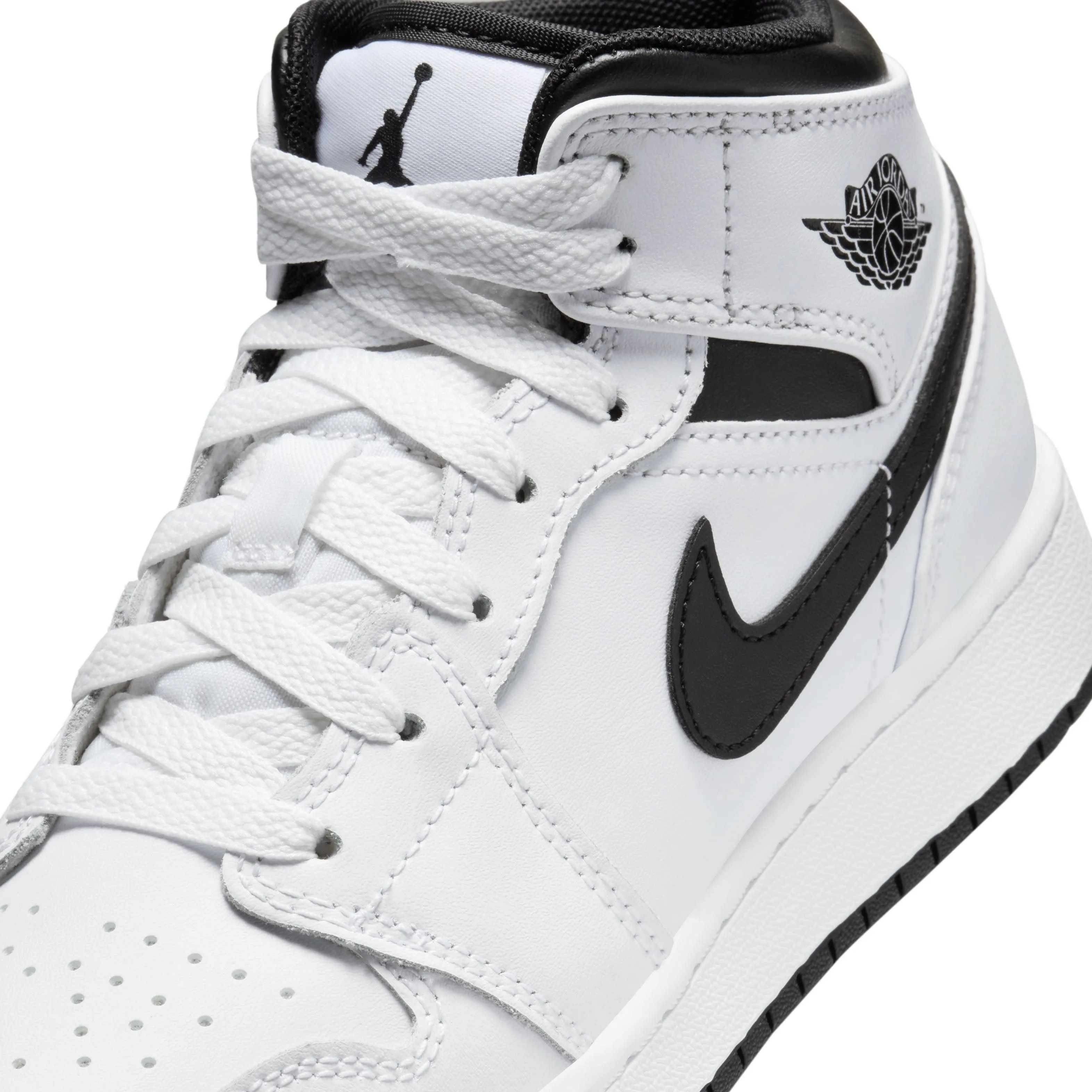 Kids Air Jordan 1 Mid 'White'