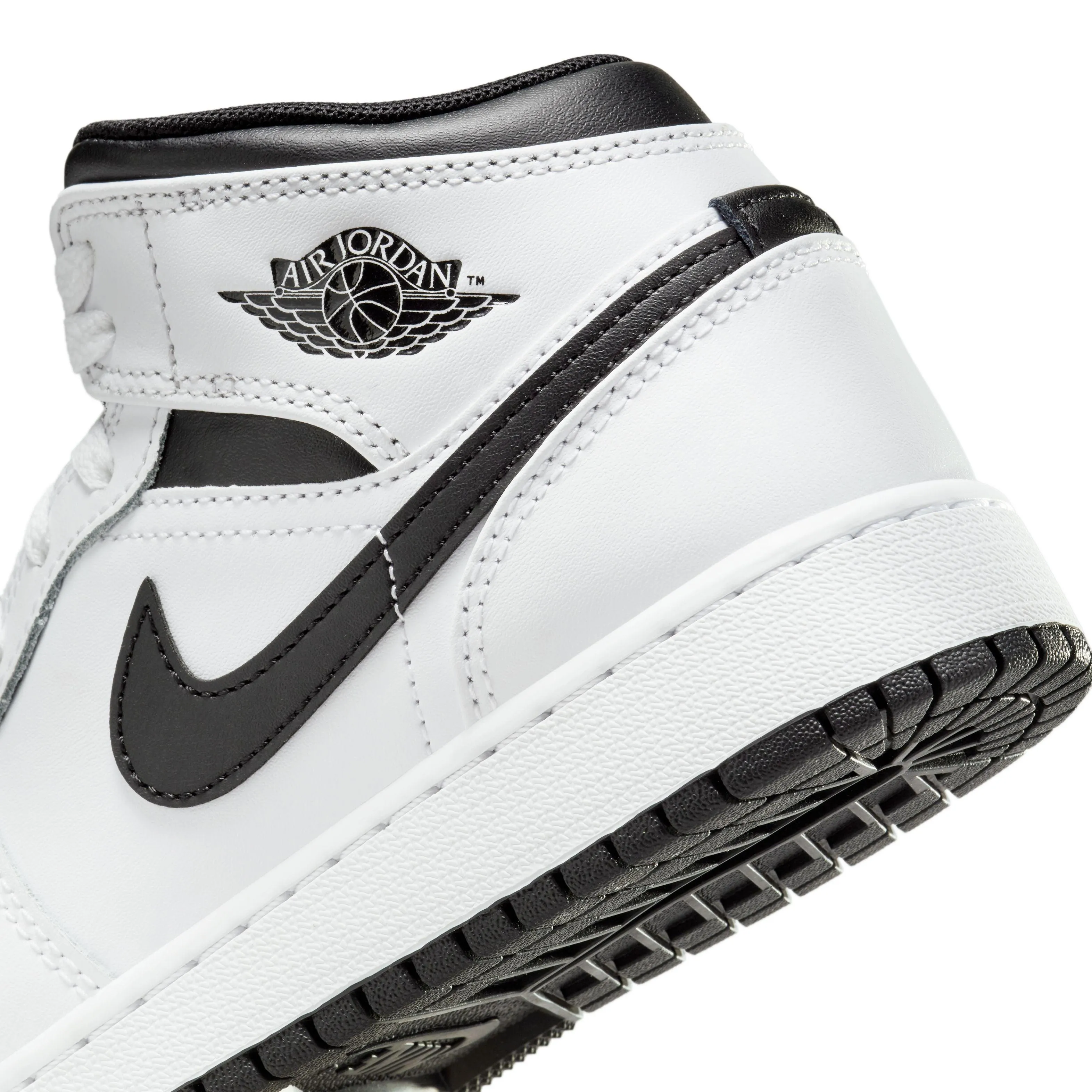 Kids Air Jordan 1 Mid 'White'