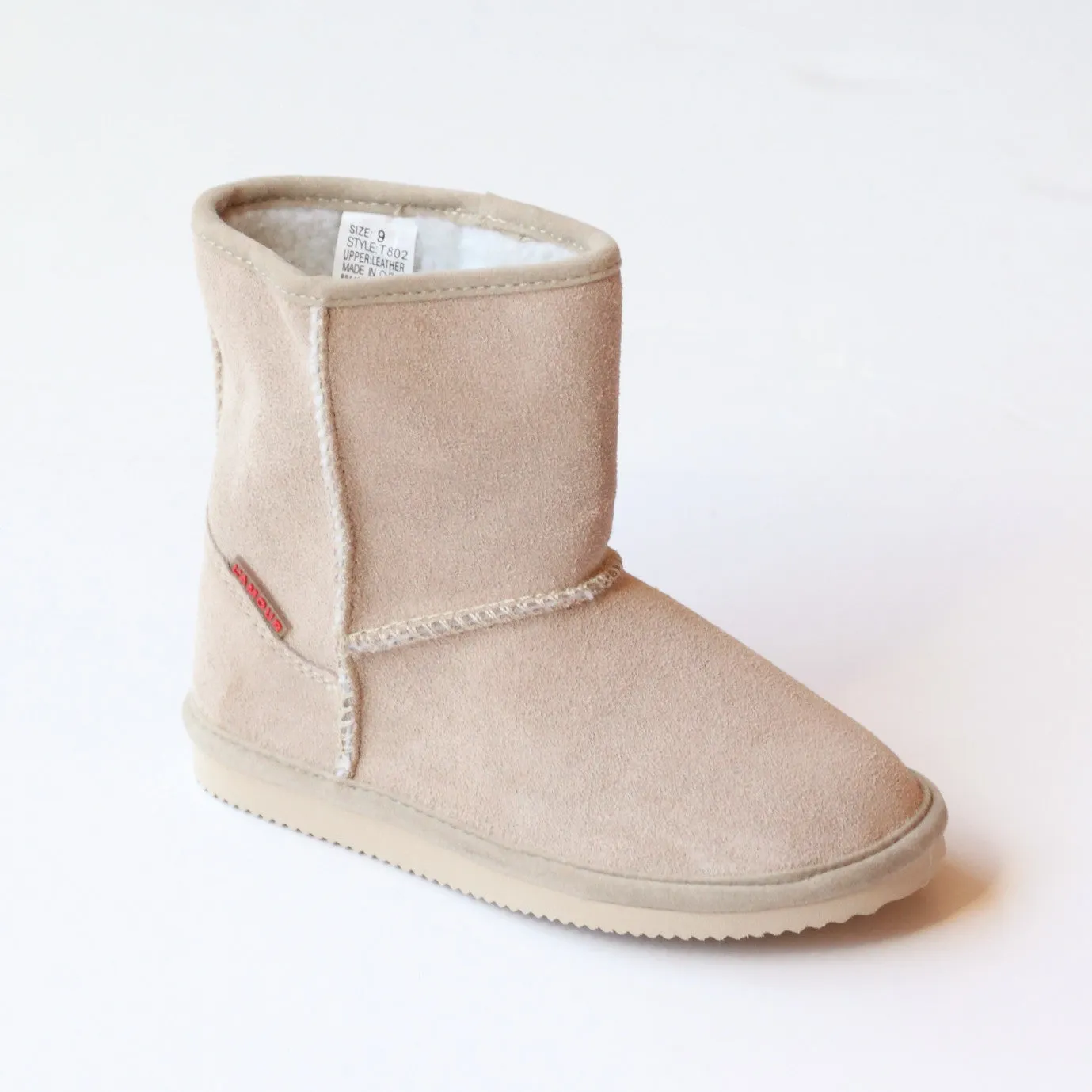 L'Amour Girls Suede Ankle Boot