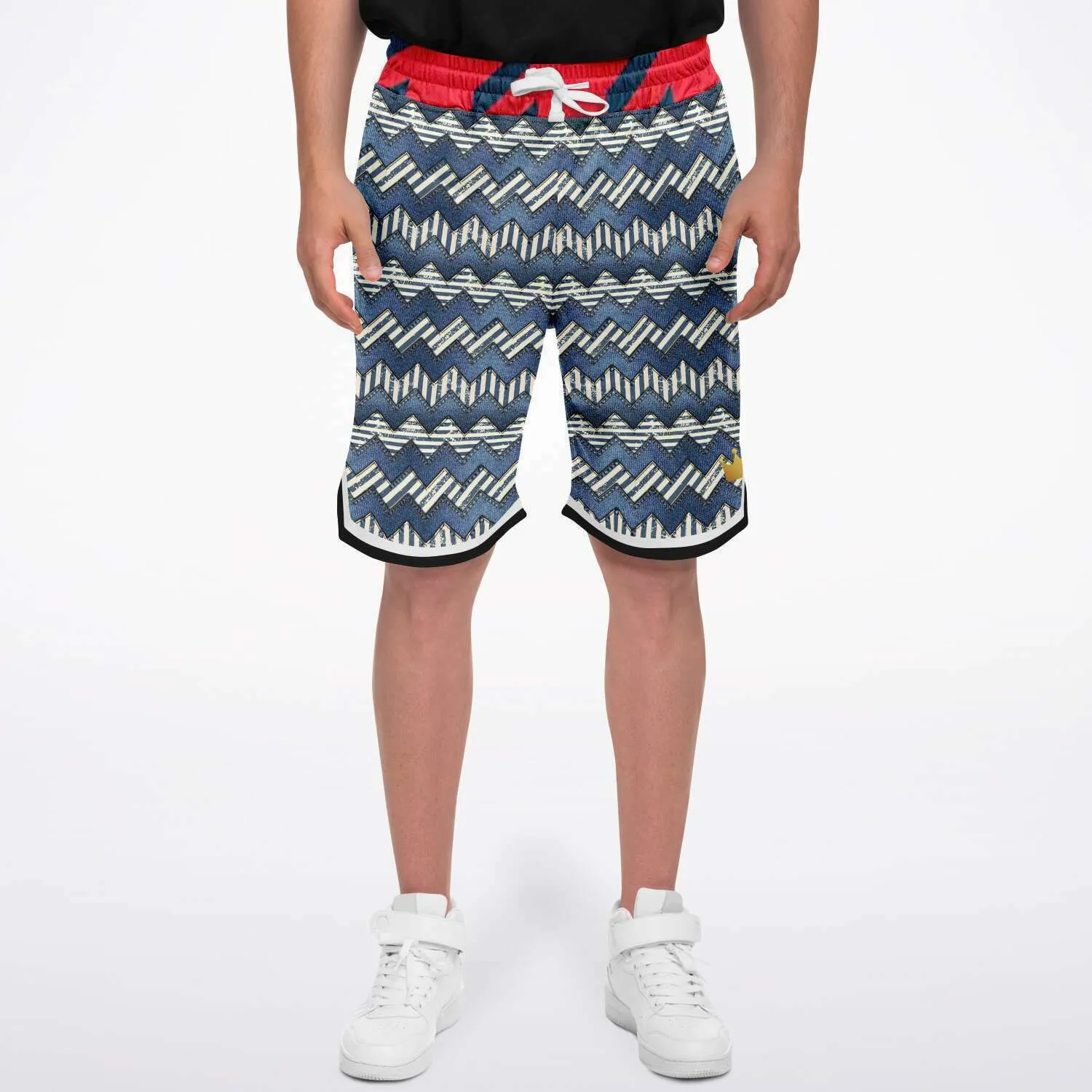 Liberty Pebble Unisex Basketball Shorts (Unisex)