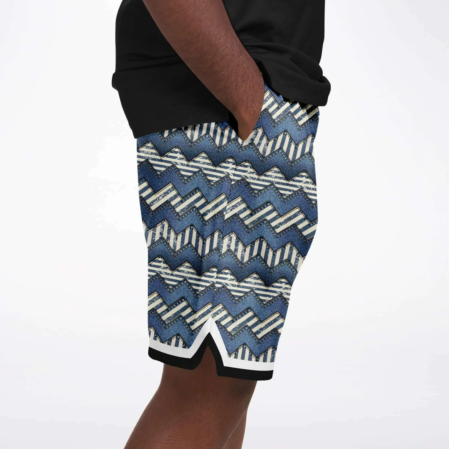 Liberty Pebble Unisex Basketball Shorts (Unisex)