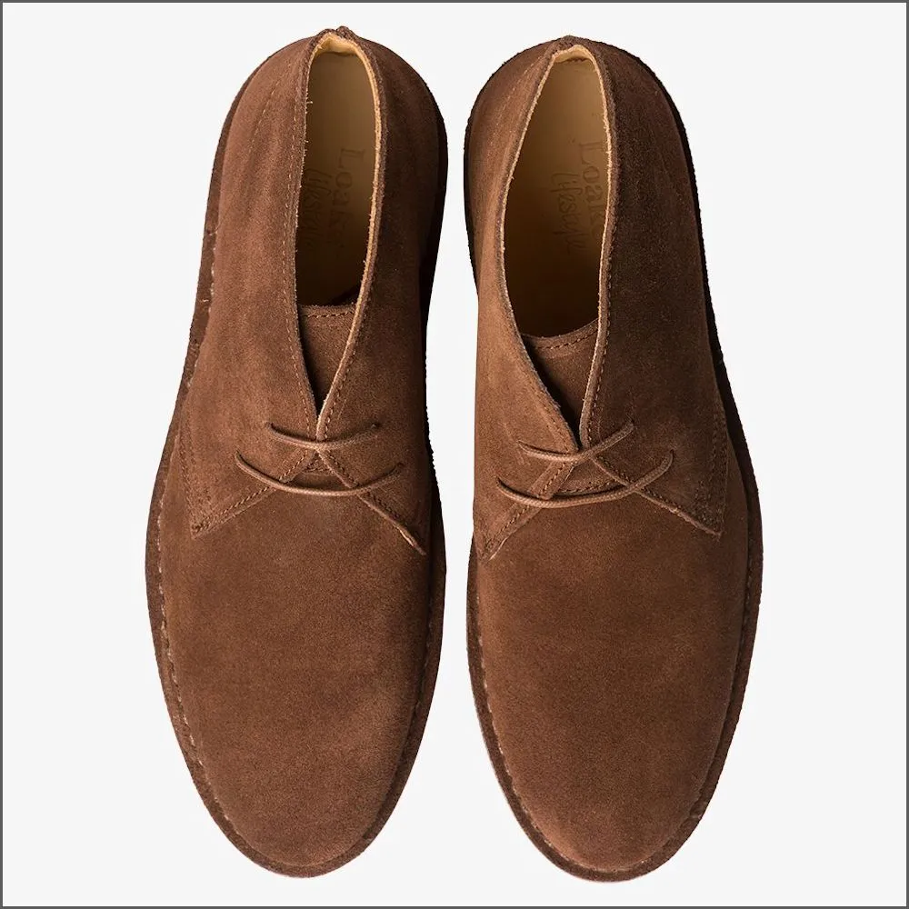 Loake Sahara Dark Brown Suede Desert Boot*