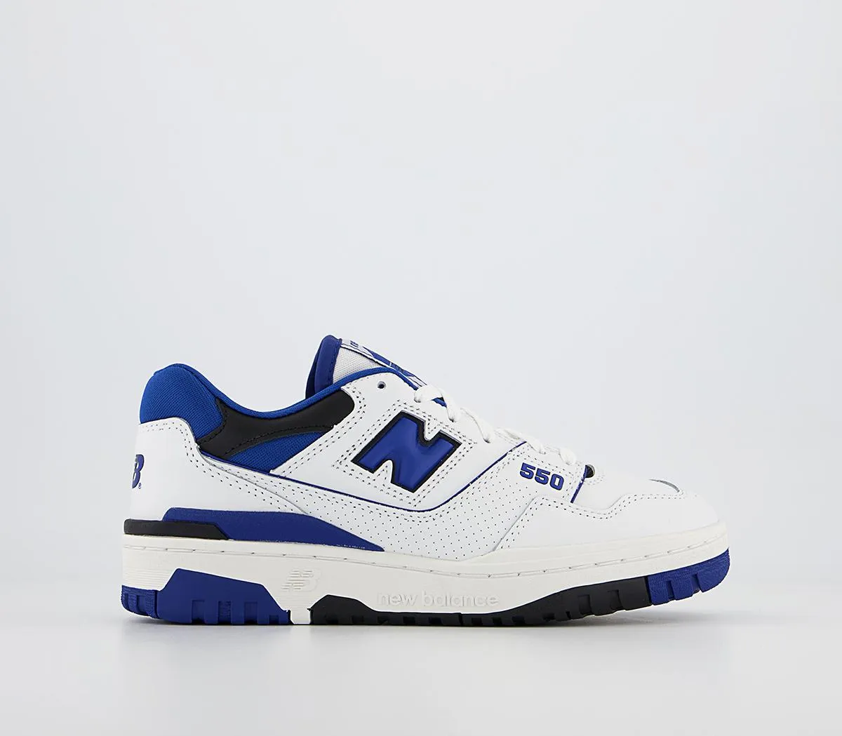 Mens New Balance BB550 White Blue Black Trainers