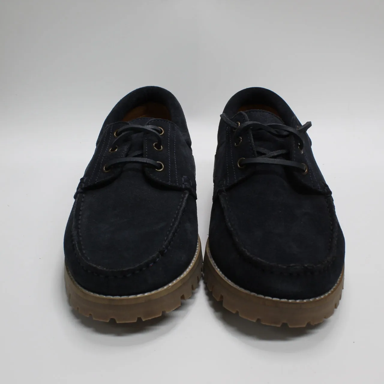 Mens Office Coloardo Cleated Suede Boat Shoes Navy Suede Uk Size 7