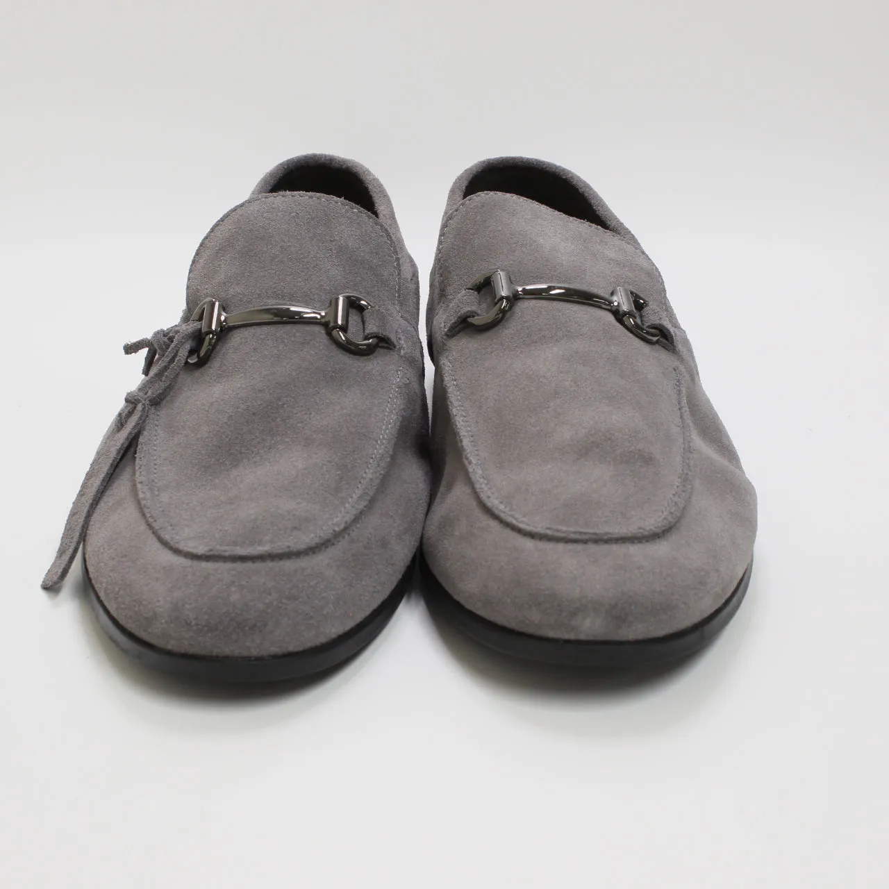 Mens Office Memming Loafers Grey Suede