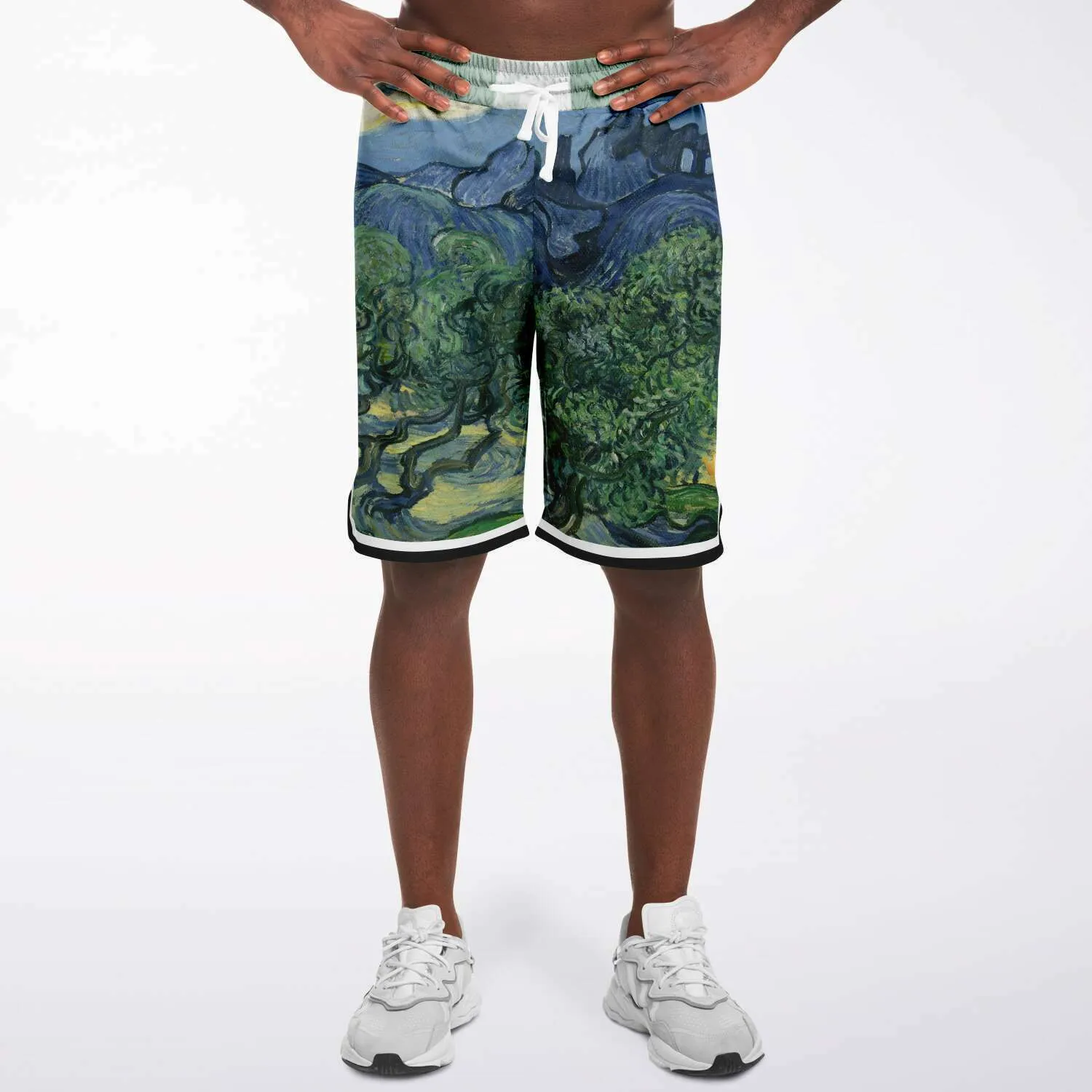 Midnight Moon Unisex Basketball Shorts