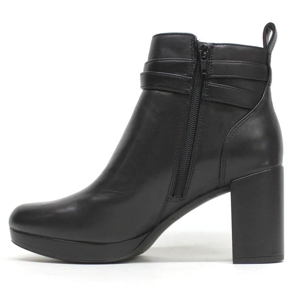 Nella Leather Women's Heeled Boots