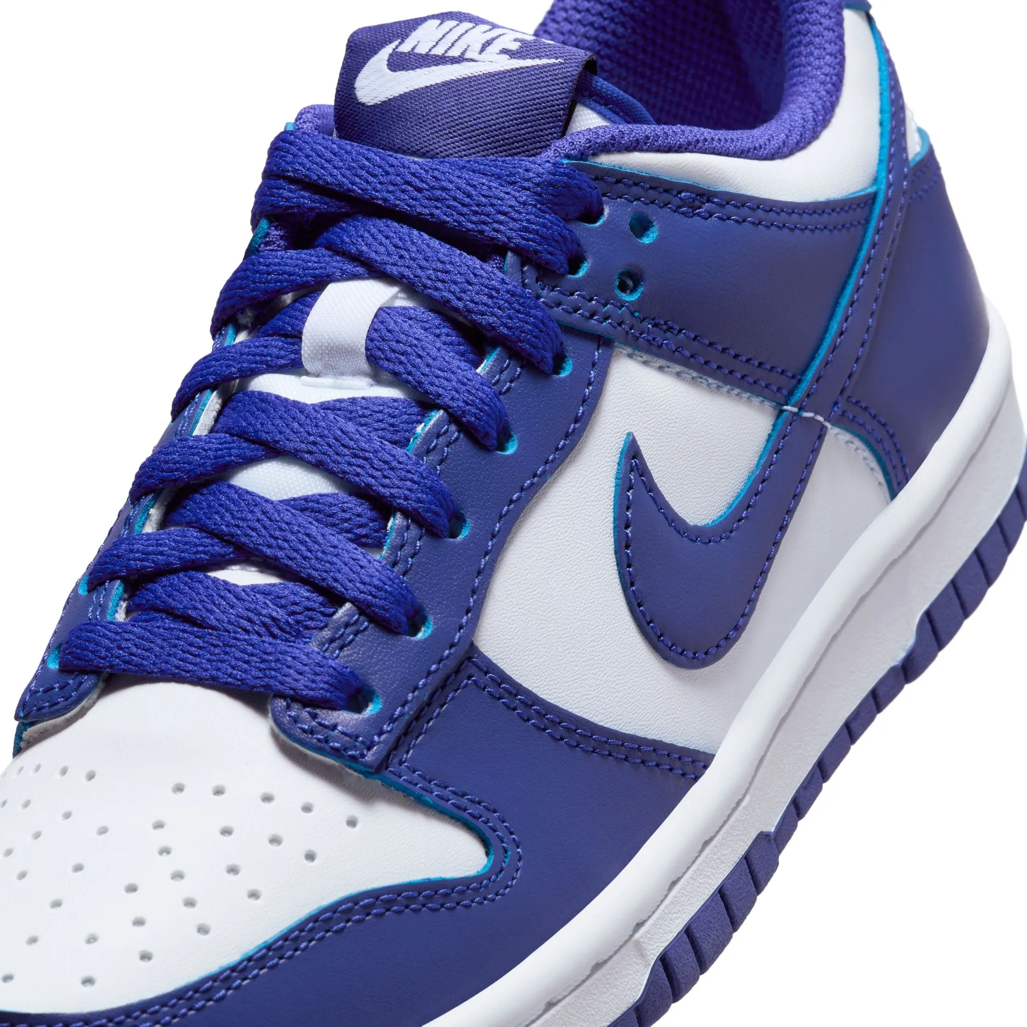 Nike Dunk Low GS (White/Concord/University Red)