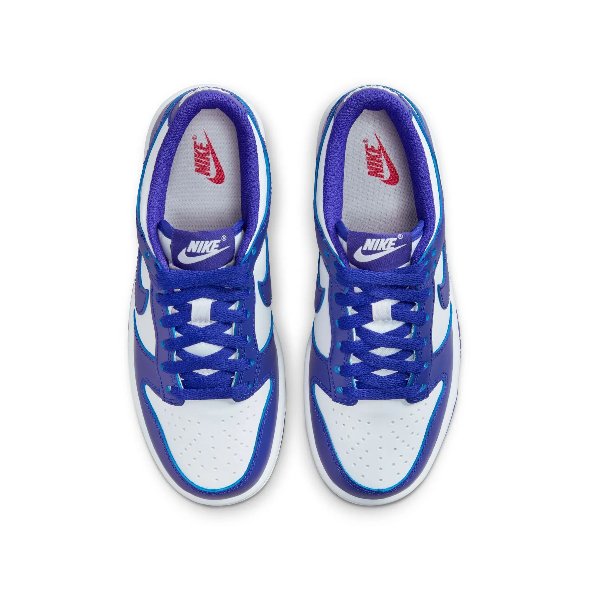 Nike Dunk Low GS (White/Concord/University Red)