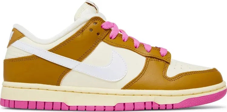 Nike Women's Dunk Low SE Shoes - Bronzine / Playful Pink / Alabaster / Coconut Milk