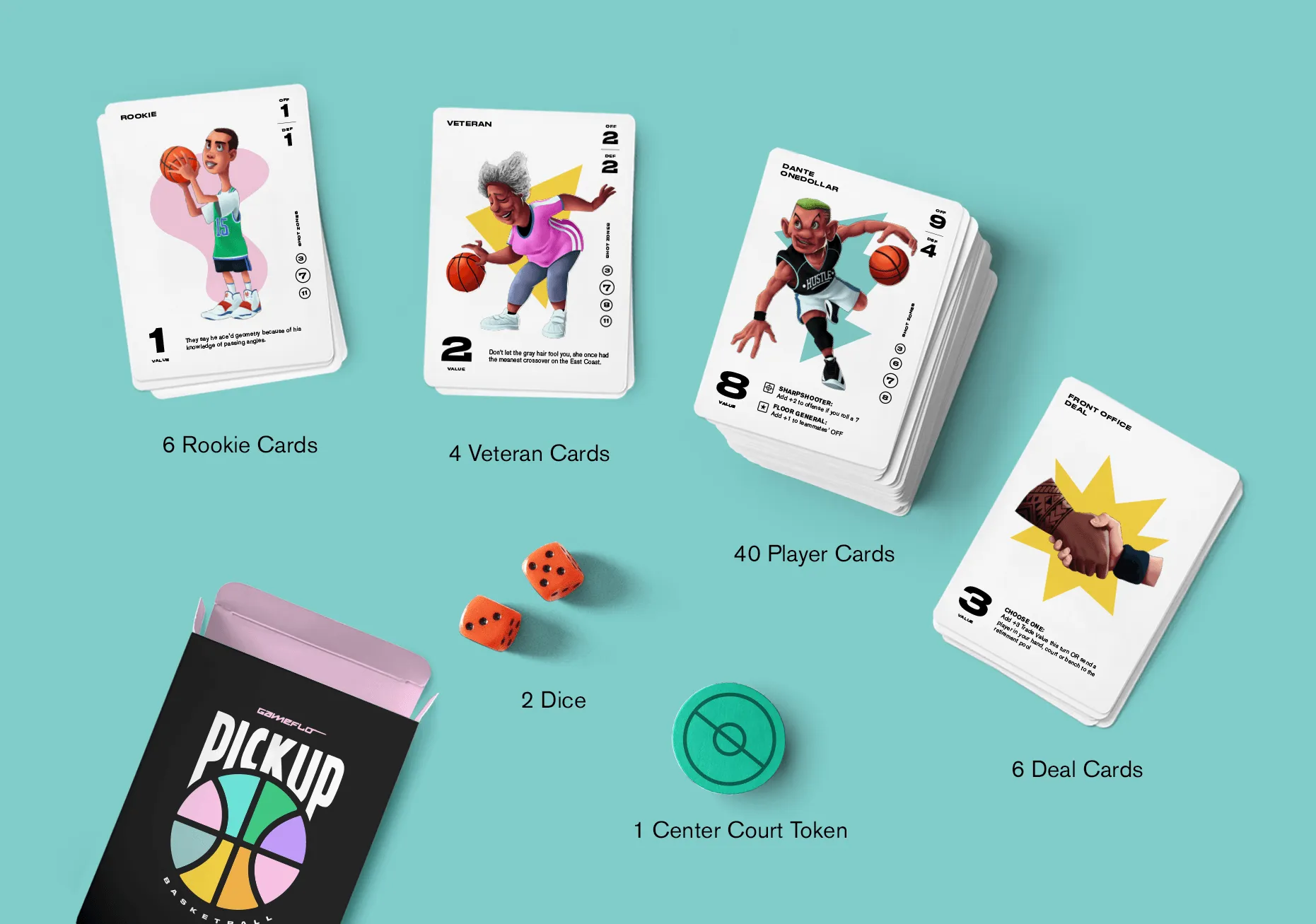 PickUp by GameFlo: Basketball Card Game