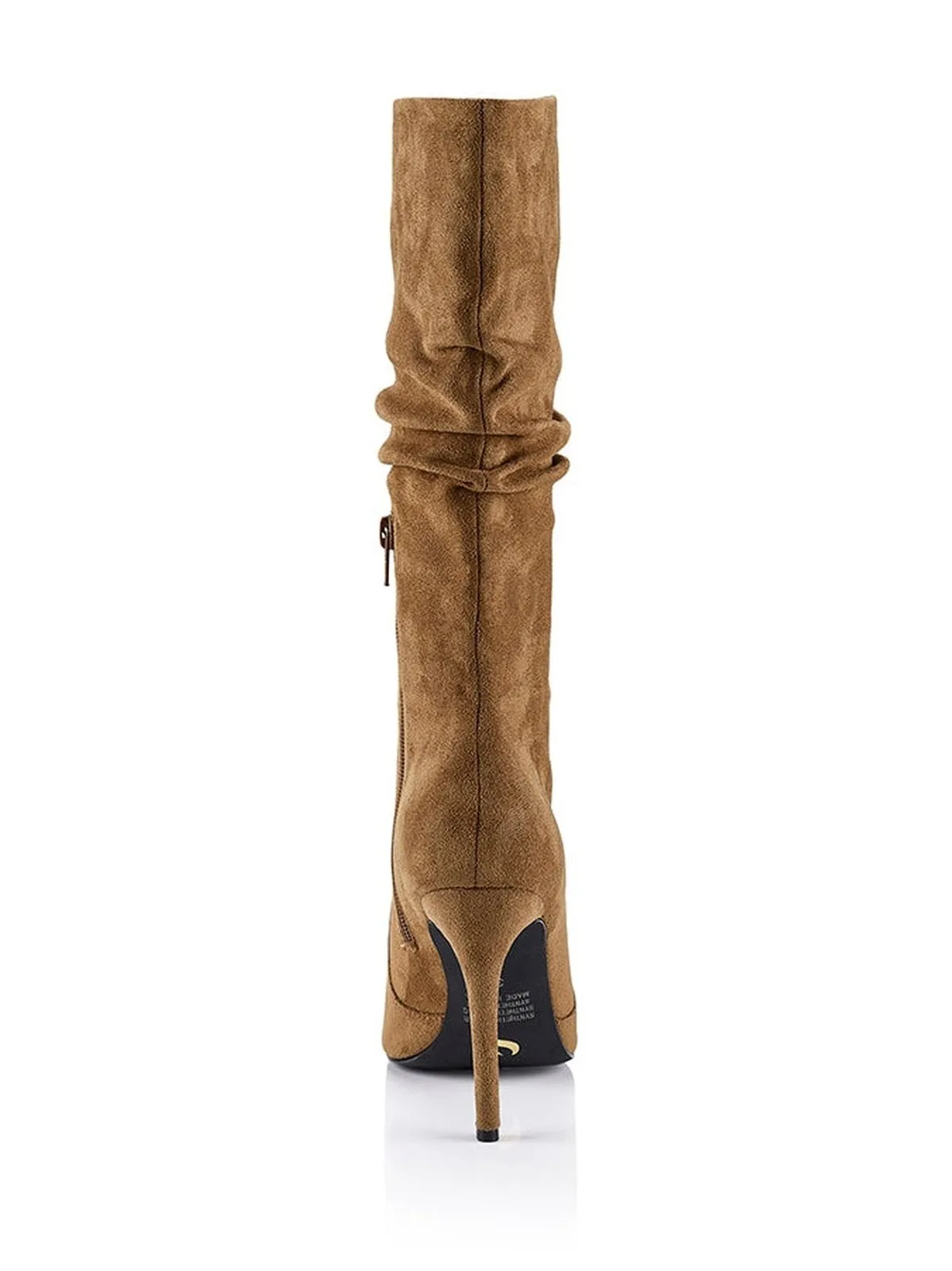 Sage Knee High Boots - Coffee Micro