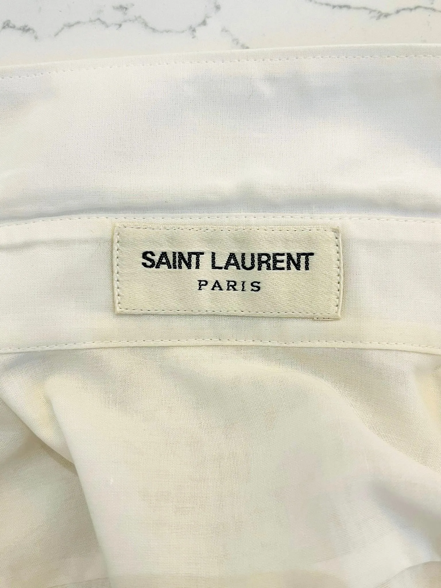 Saint Laurent Cotton Shirt. Size 36FR