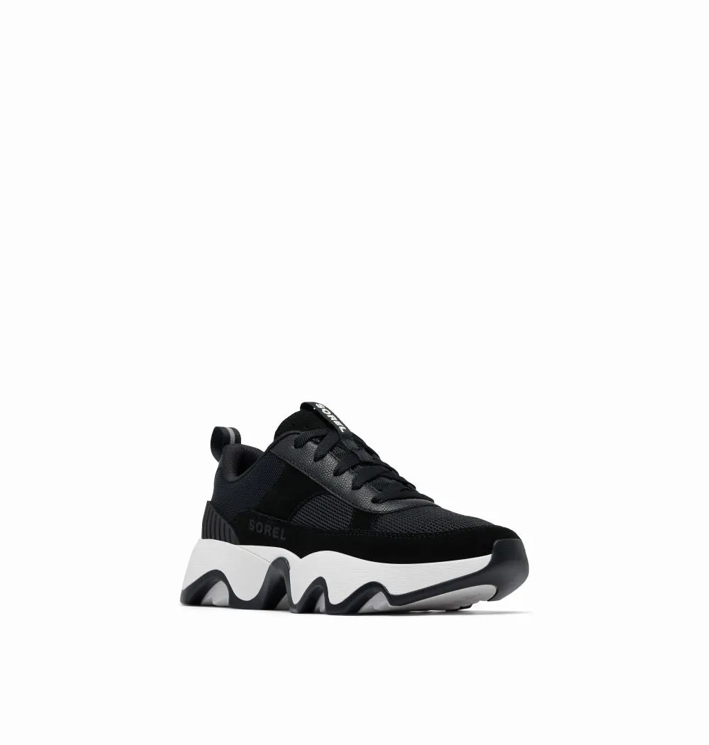 'Sorel' Women's Kinetic Impact II Lace Sneaker - Black / Sea Salt