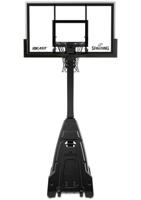 Spalding 60 Inch Stealth Beast Blackout Basketball System (Fully Assembled  Ex-display) <br> AA7B1998