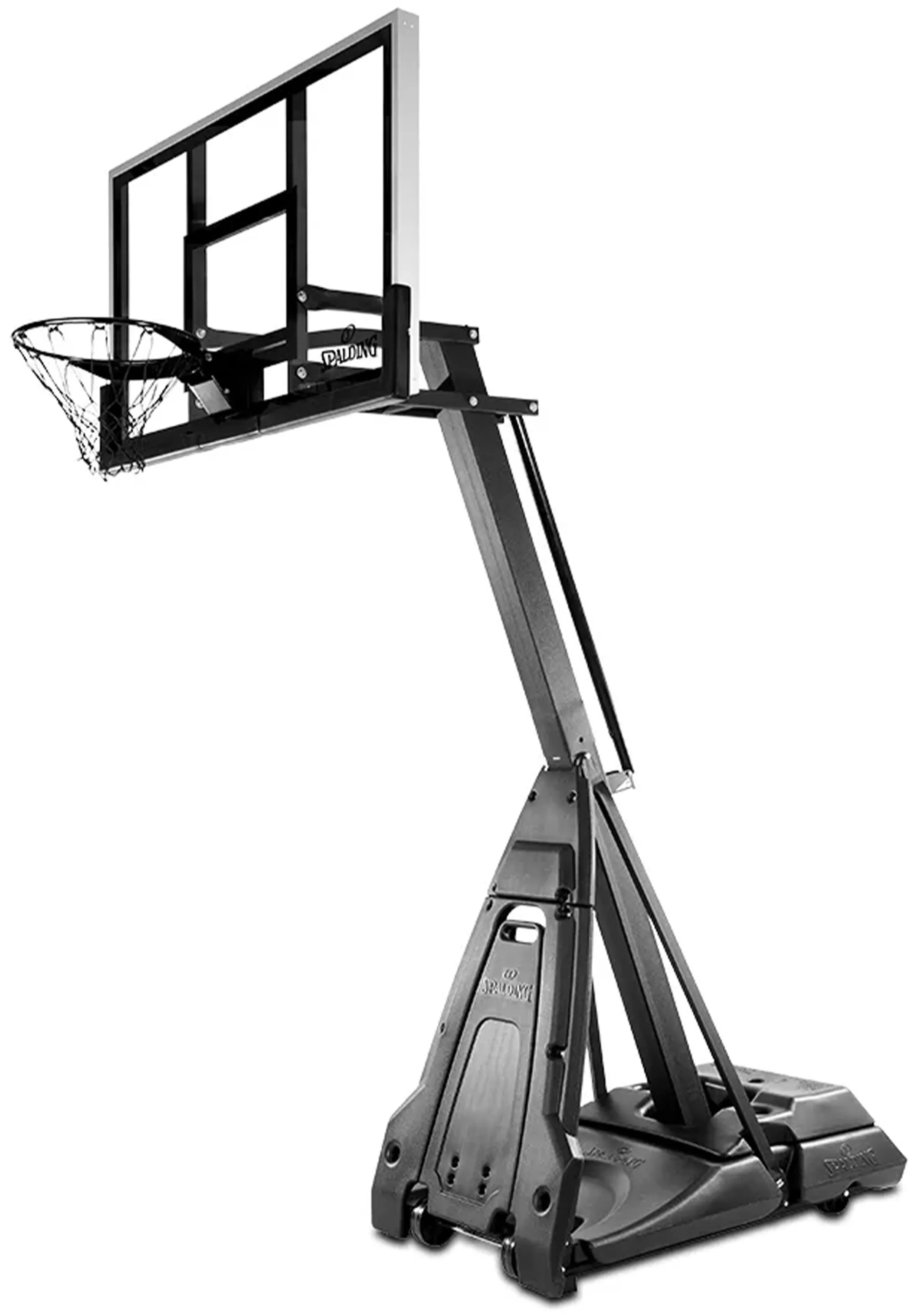 Spalding 60 Inch Stealth Beast Blackout Basketball System (Fully Assembled  Ex-display) <br> AA7B1998