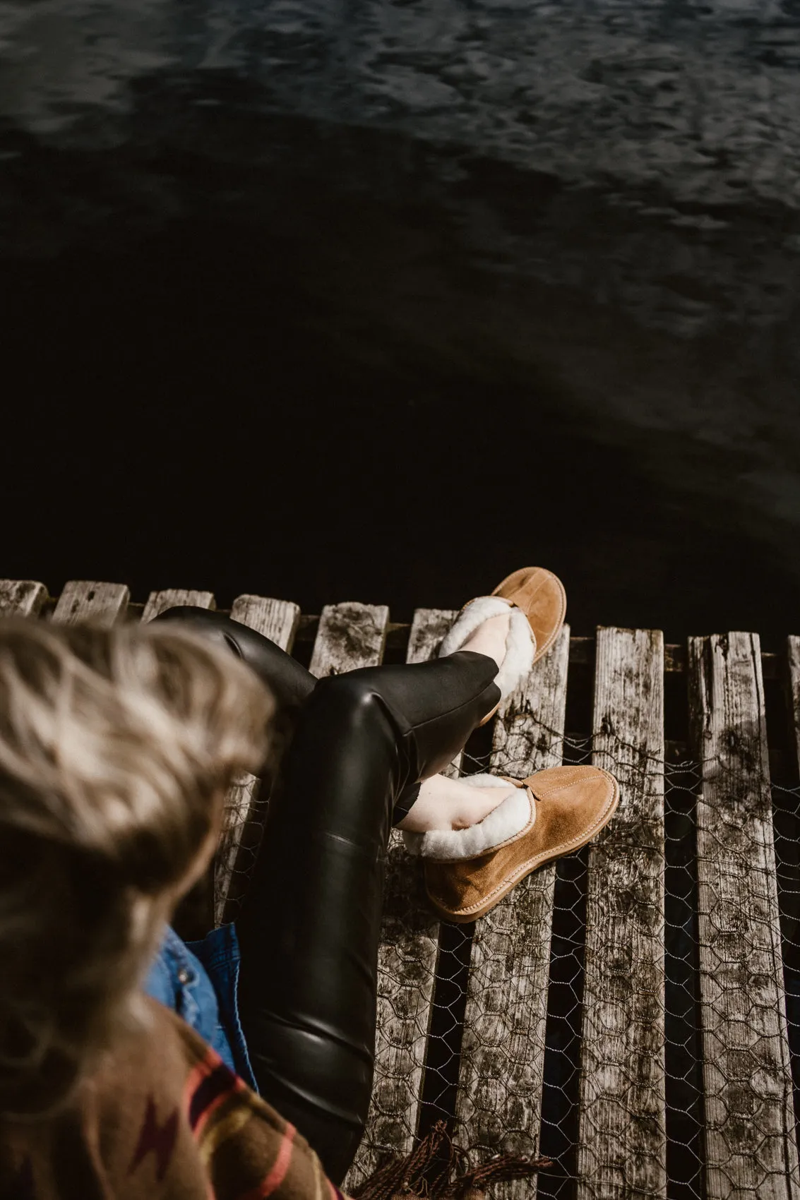 Suede leather Boots with wool