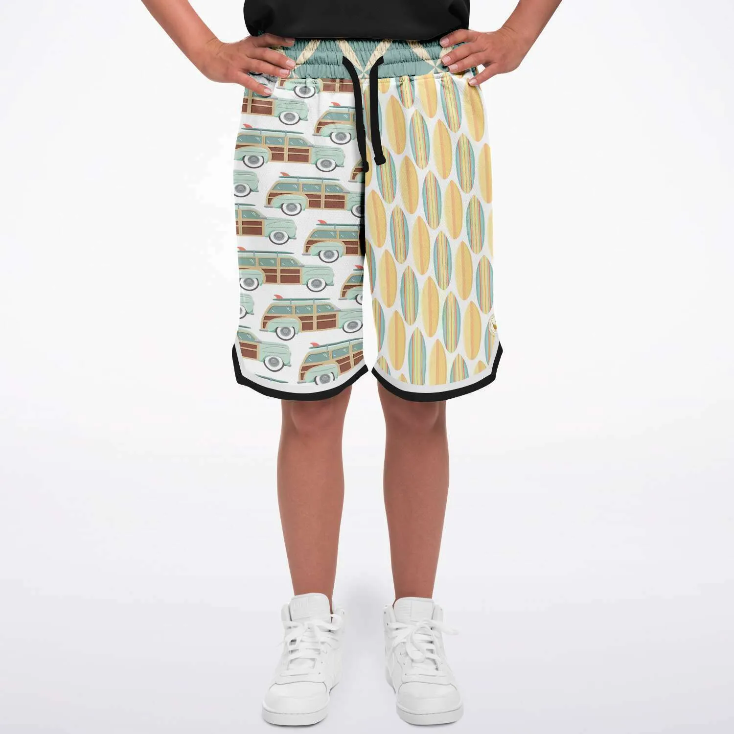 Surf's Up Unisex Basketball Shorts