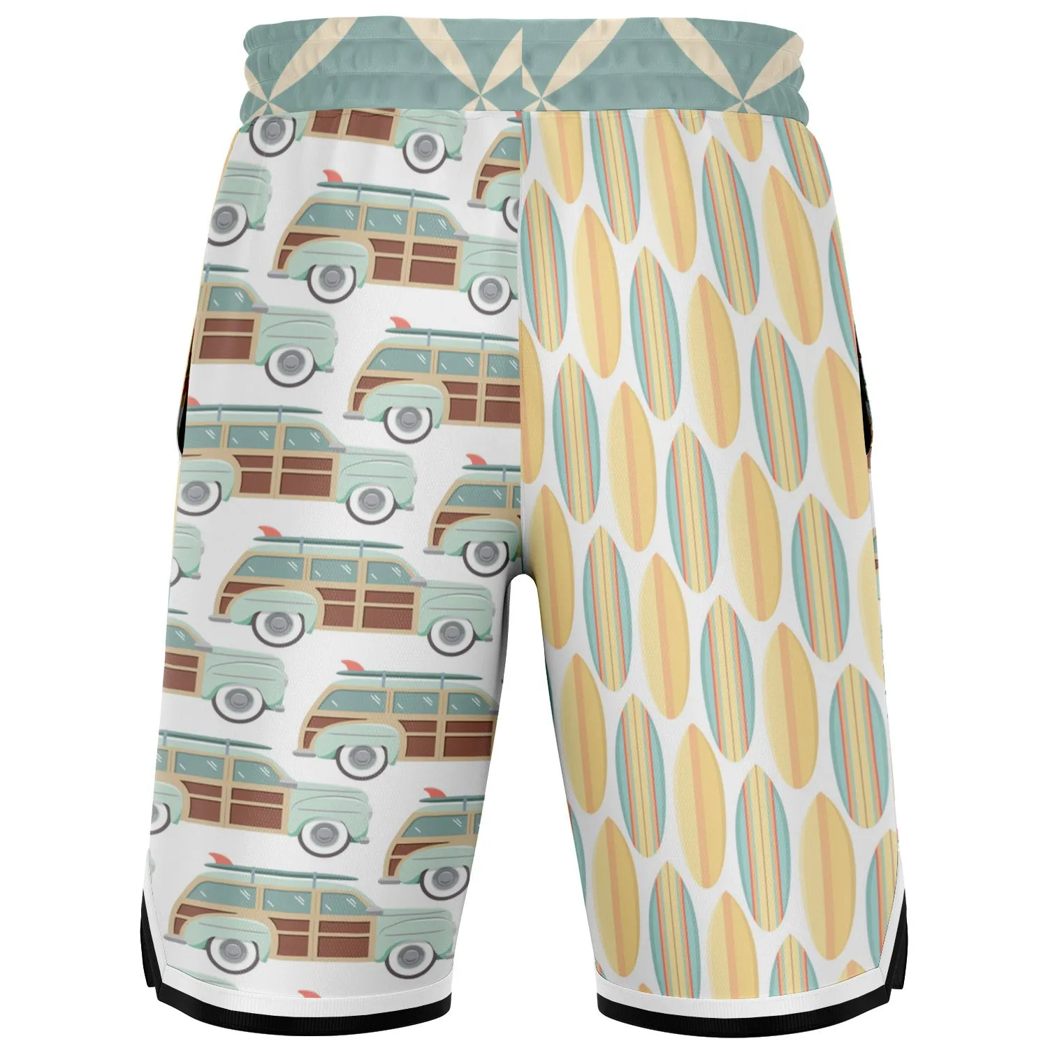 Surf's Up Unisex Basketball Shorts