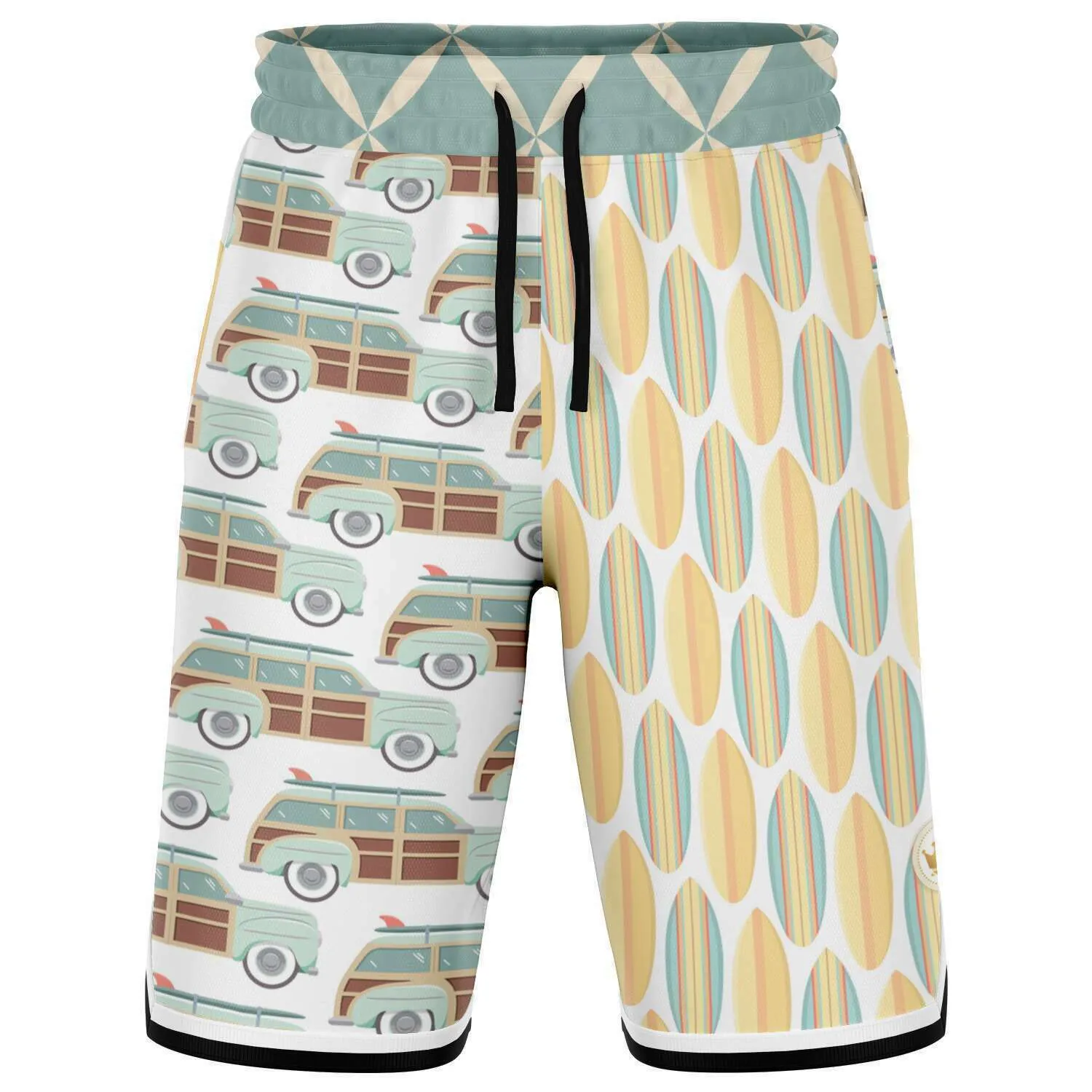 Surf's Up Unisex Basketball Shorts